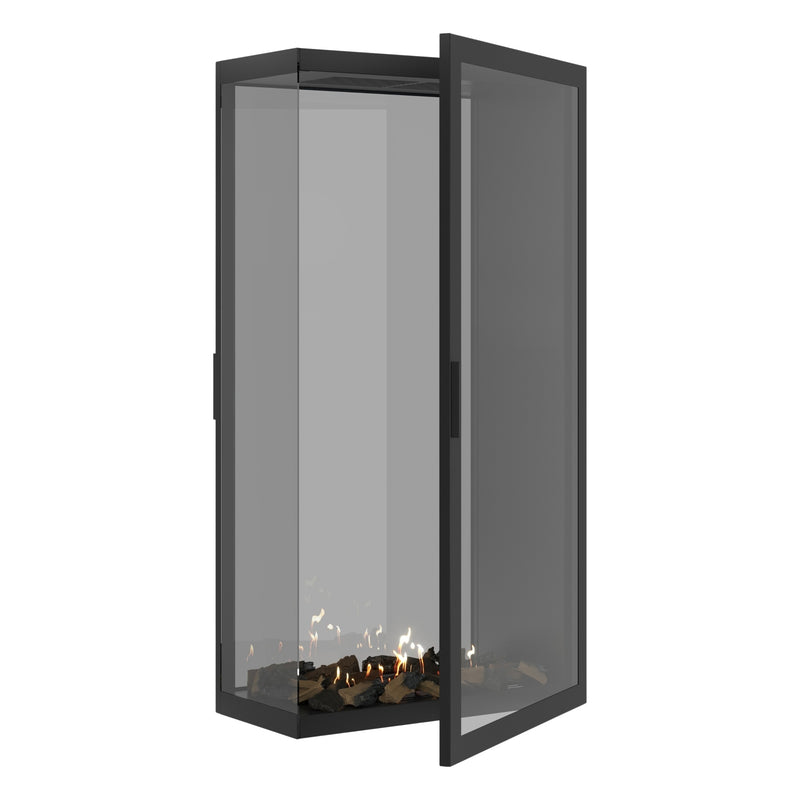Saint Roomdivider with Full Glass 80 x 180 cm