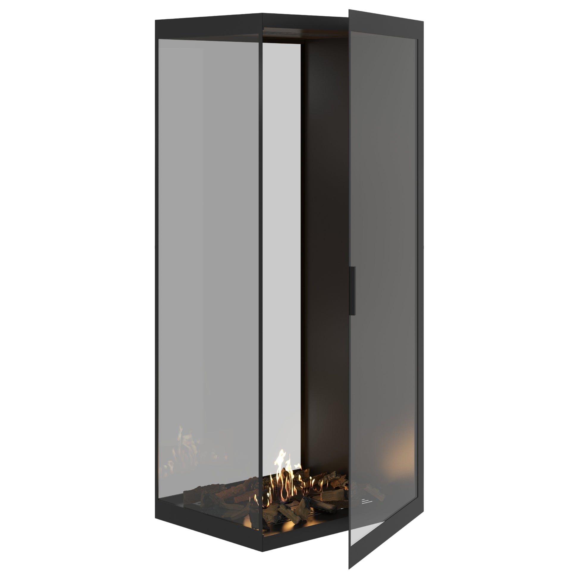 Saint Roomdivider with Full Glass 80 x 200 cm