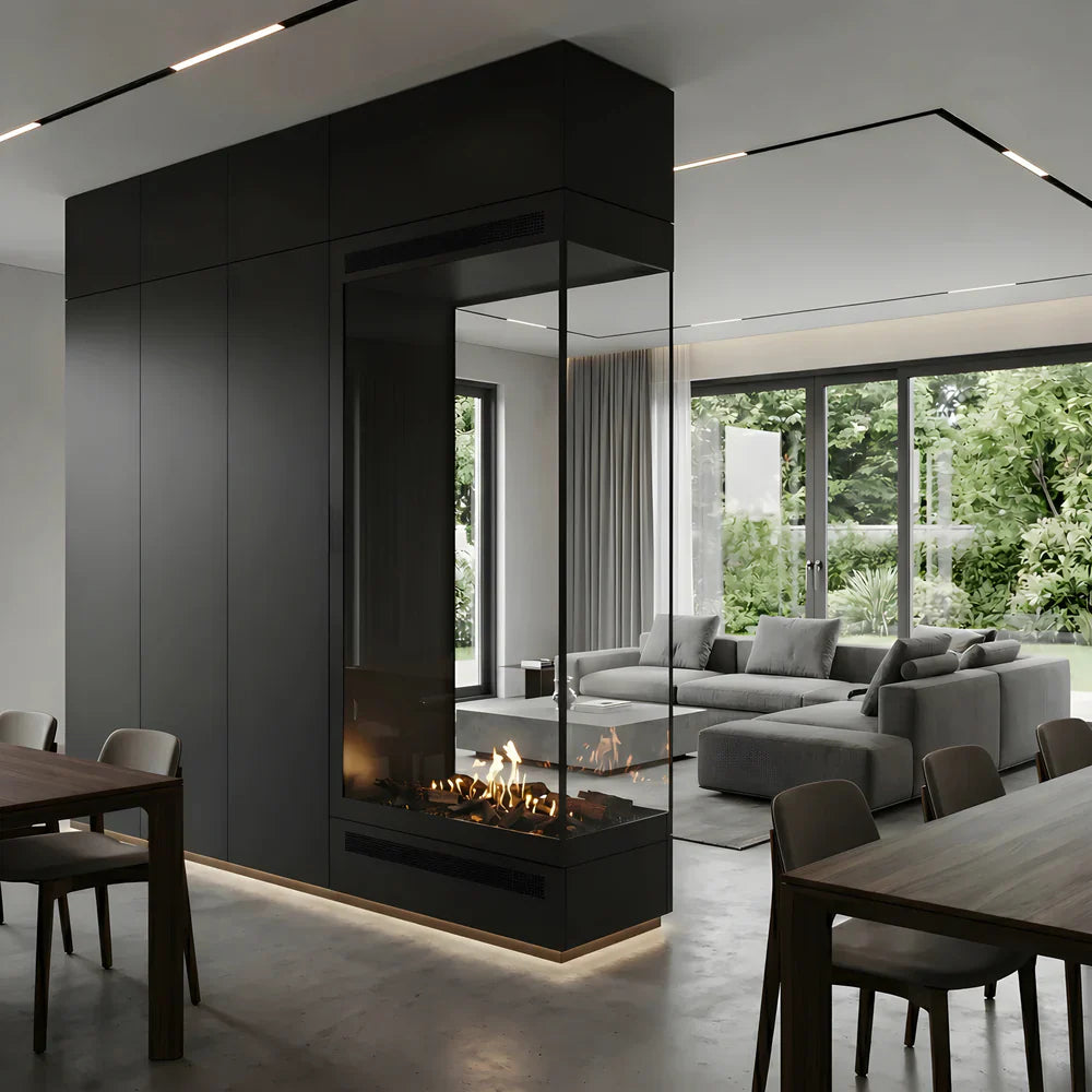 Image of Saint Roomdivider with Full Glass 50 x 200 cm