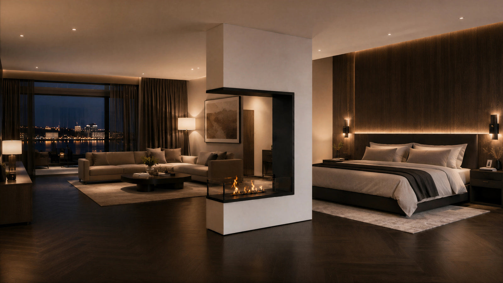 Saint Roomdivier Vertical Built-in Fireplace 70 x 100 cm
