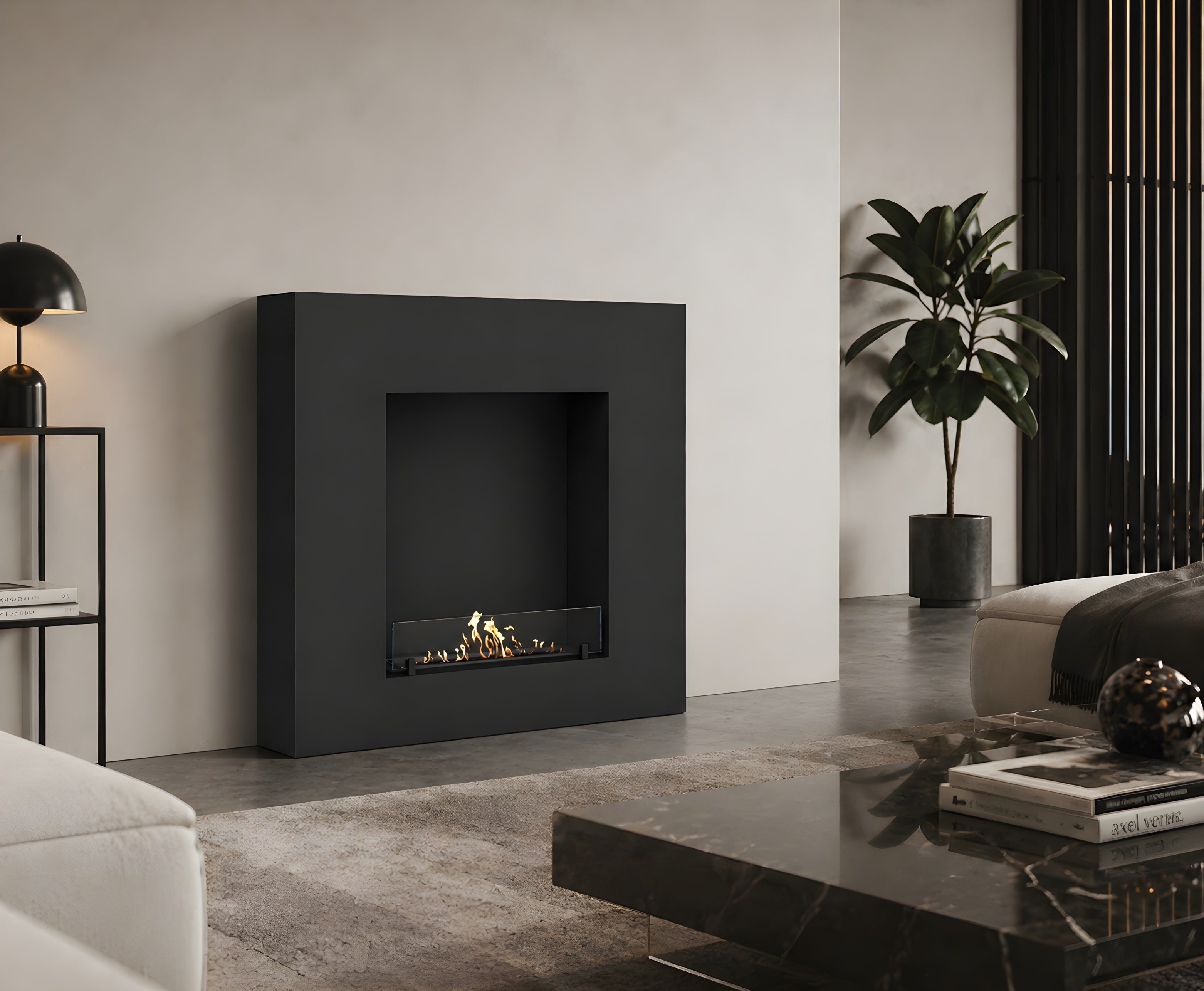 Image of Selected Box Freestanding Fireplace 120 cm