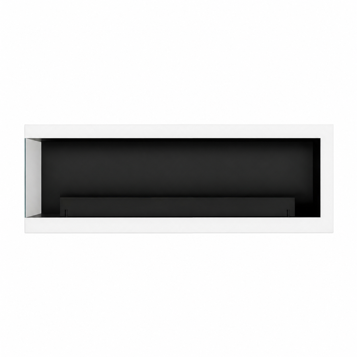 Image of Selected Box Left Wall Mounting Fireplace White 120 cm