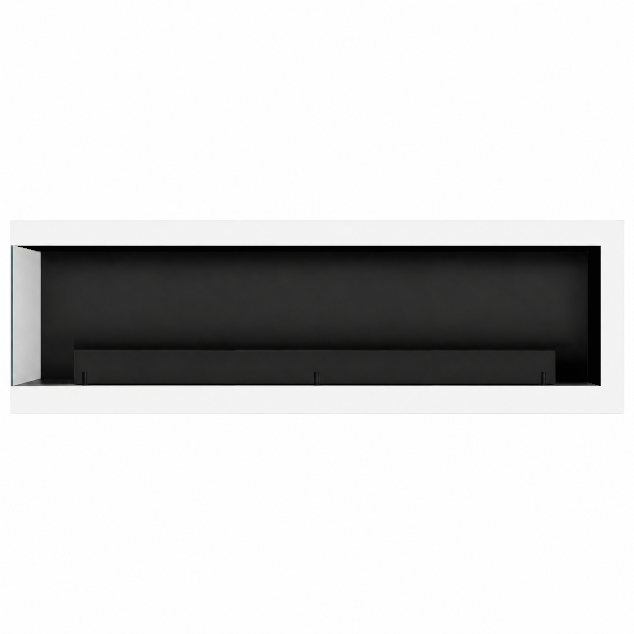 Image of Selected Box Left Wall Mounting Fireplace White 160 cm