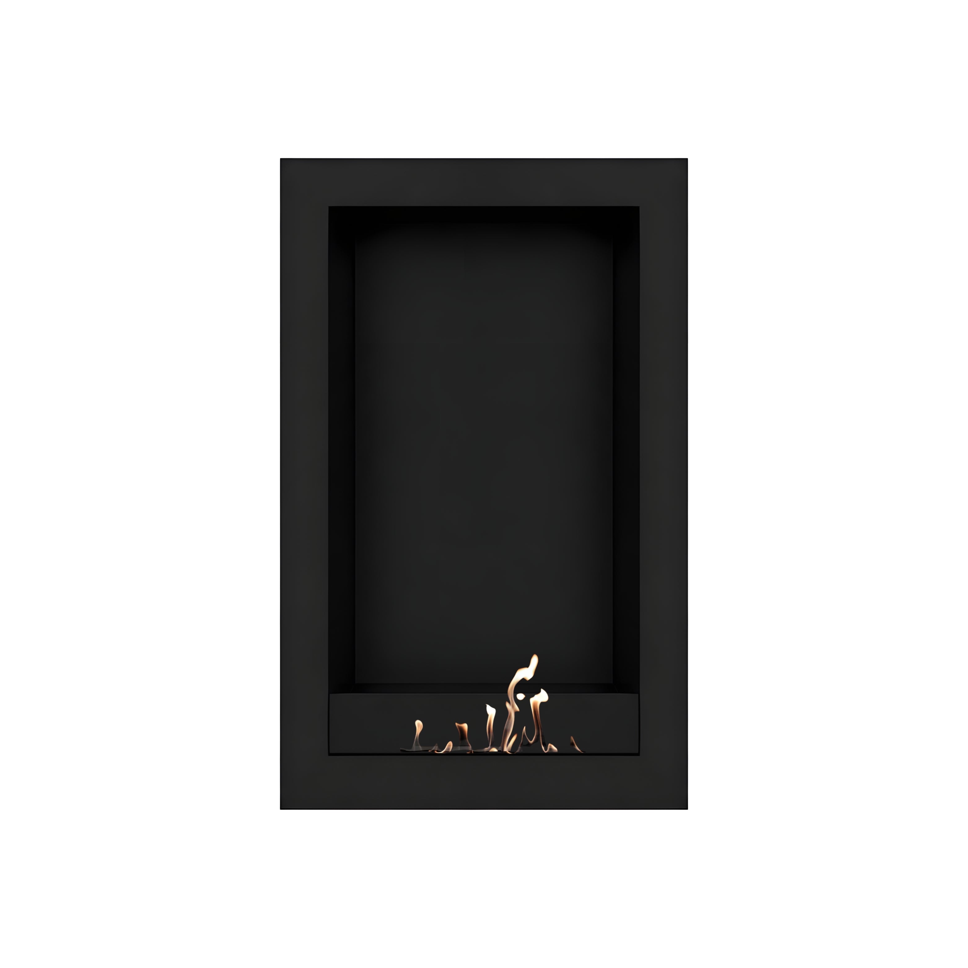 Image of Selected Box Vertical Wall Mounting Black 60 x 140 cm