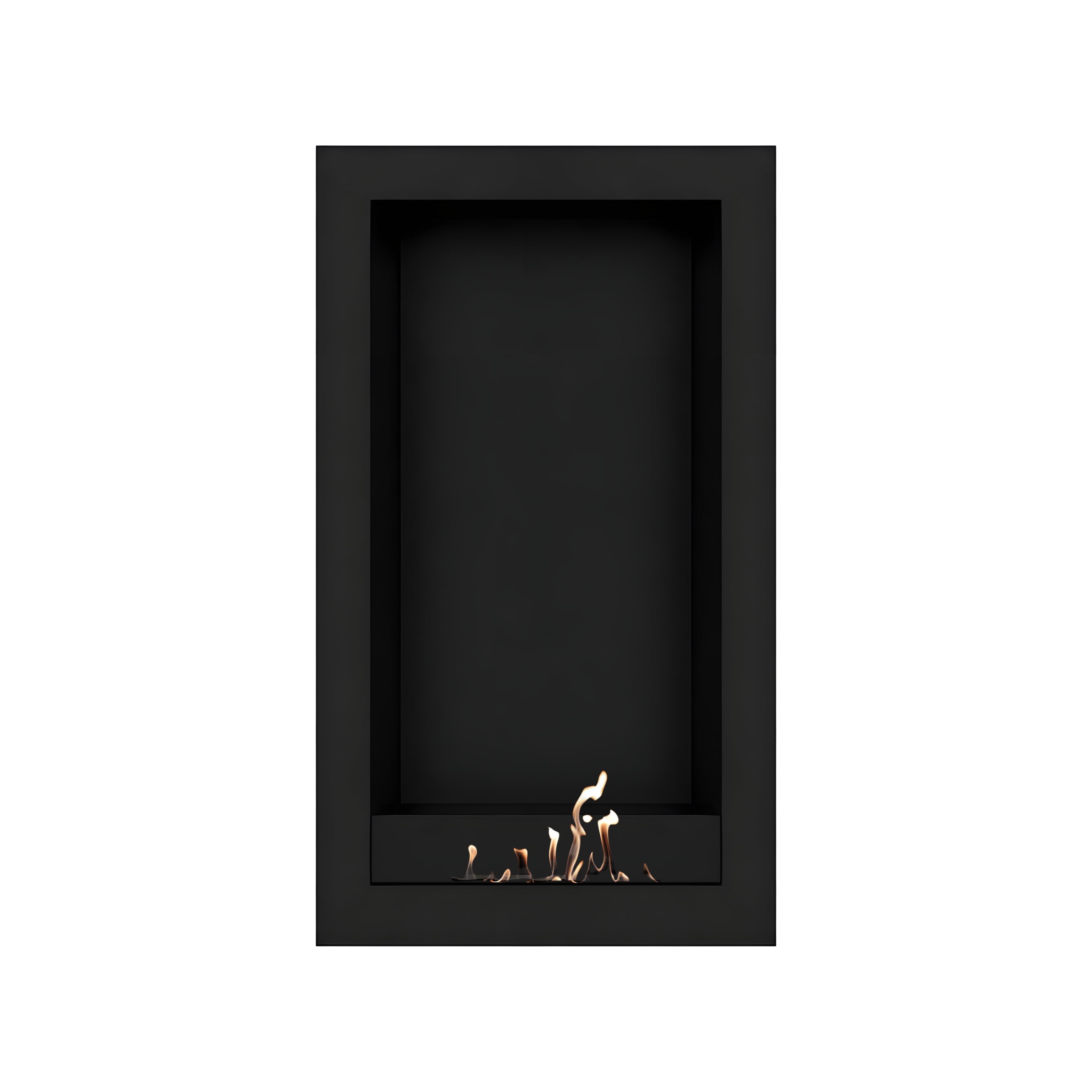 Image of Selected Box Vertical Wall Mounting Black 60 x 160 cm