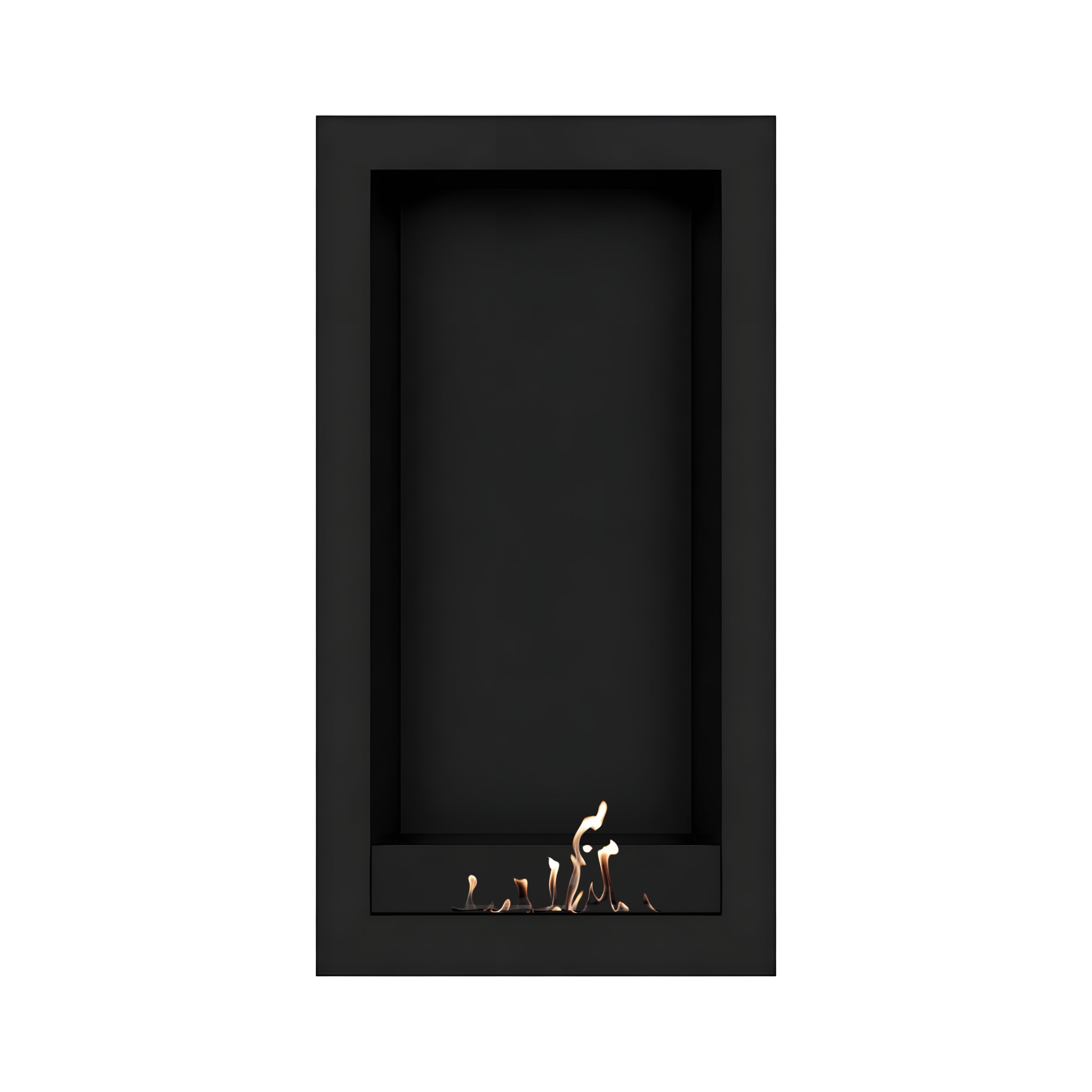 Image of Selected Box Vertical Wall Mounting Black 60 x 180 cm