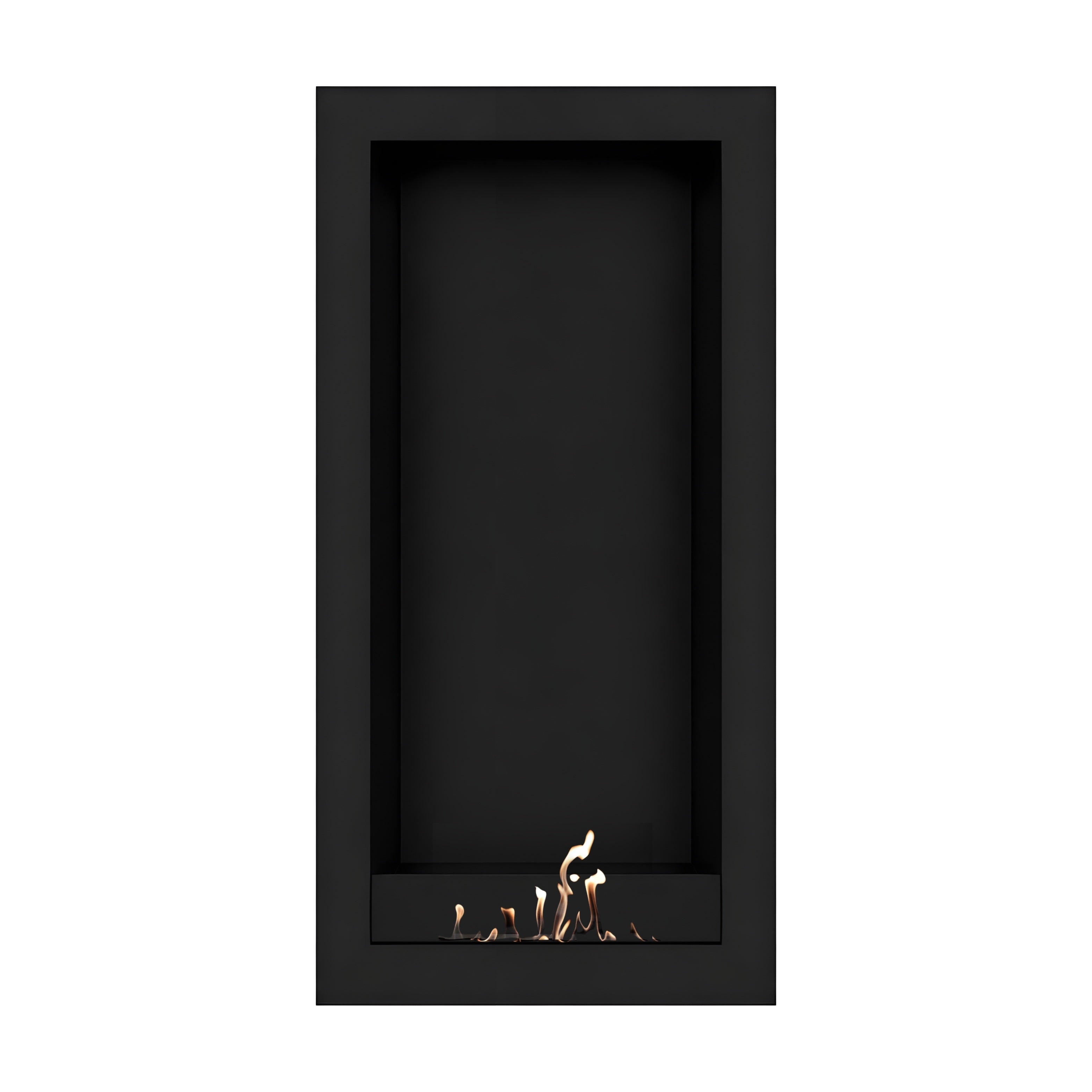 Image of Selected Box Vertical Wall Mounting Black 60 x 200 cm