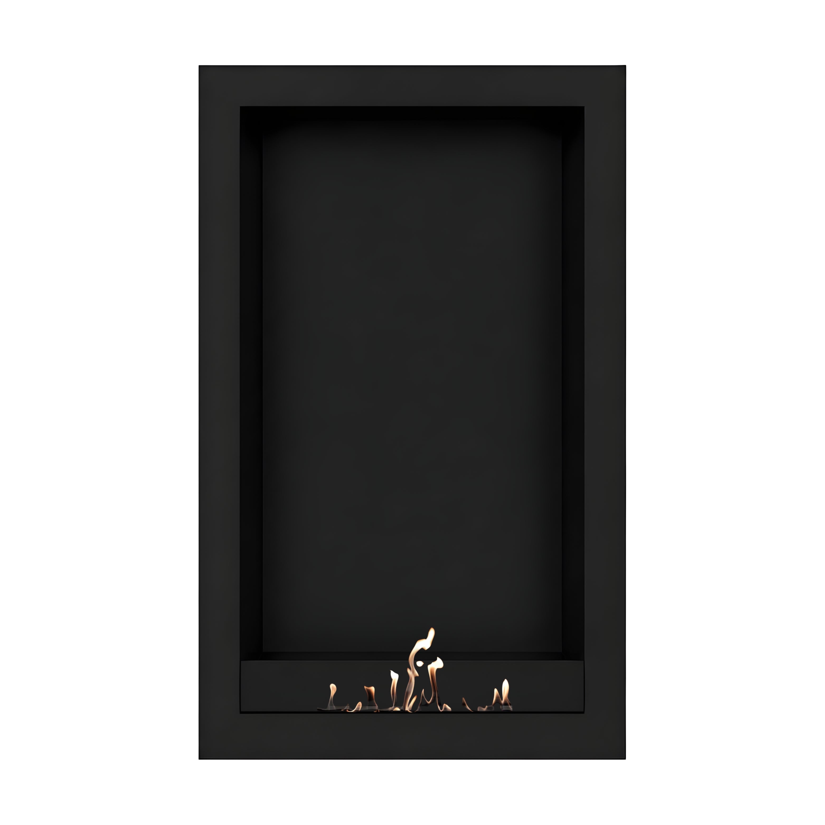 Image of Selected Box Vertical Wall Mounting Black 80 x 200 cm