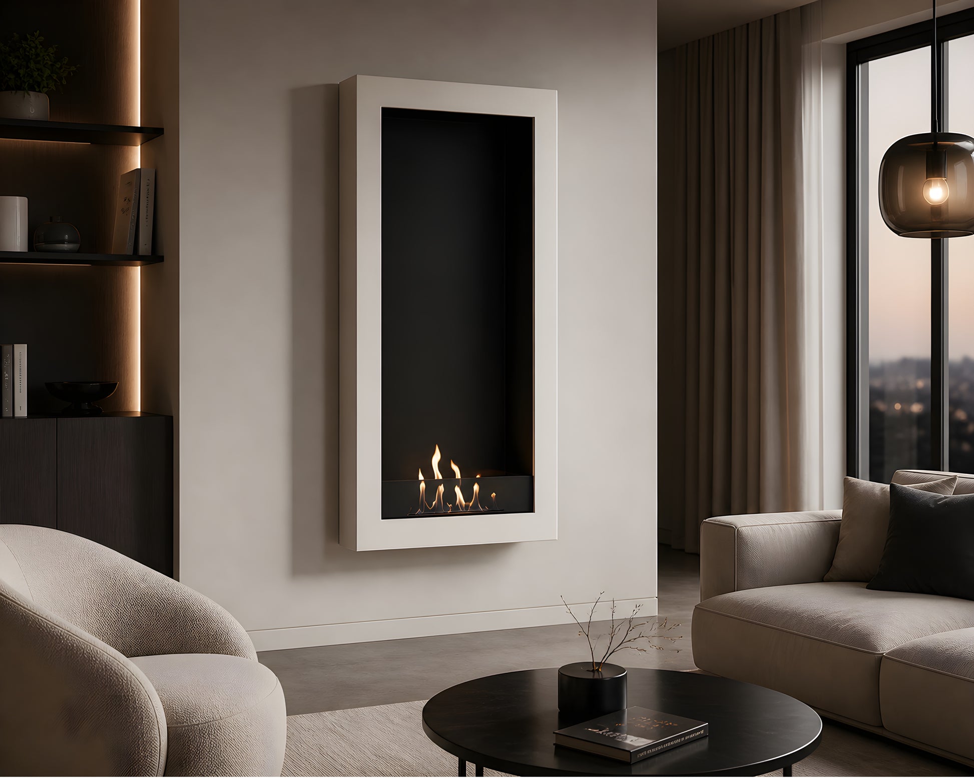 Selected Box Vertical Wall Mounting White 70 x 200 cm