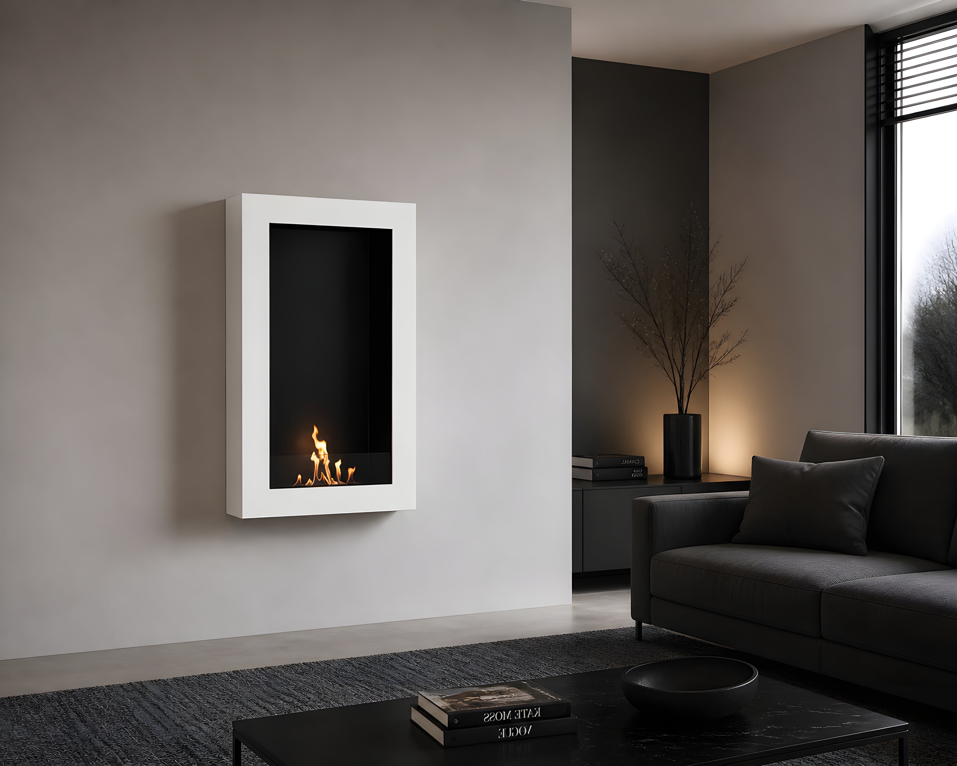 Image of Selected Box Vertical Wall Mounting White 60 x 100 cm