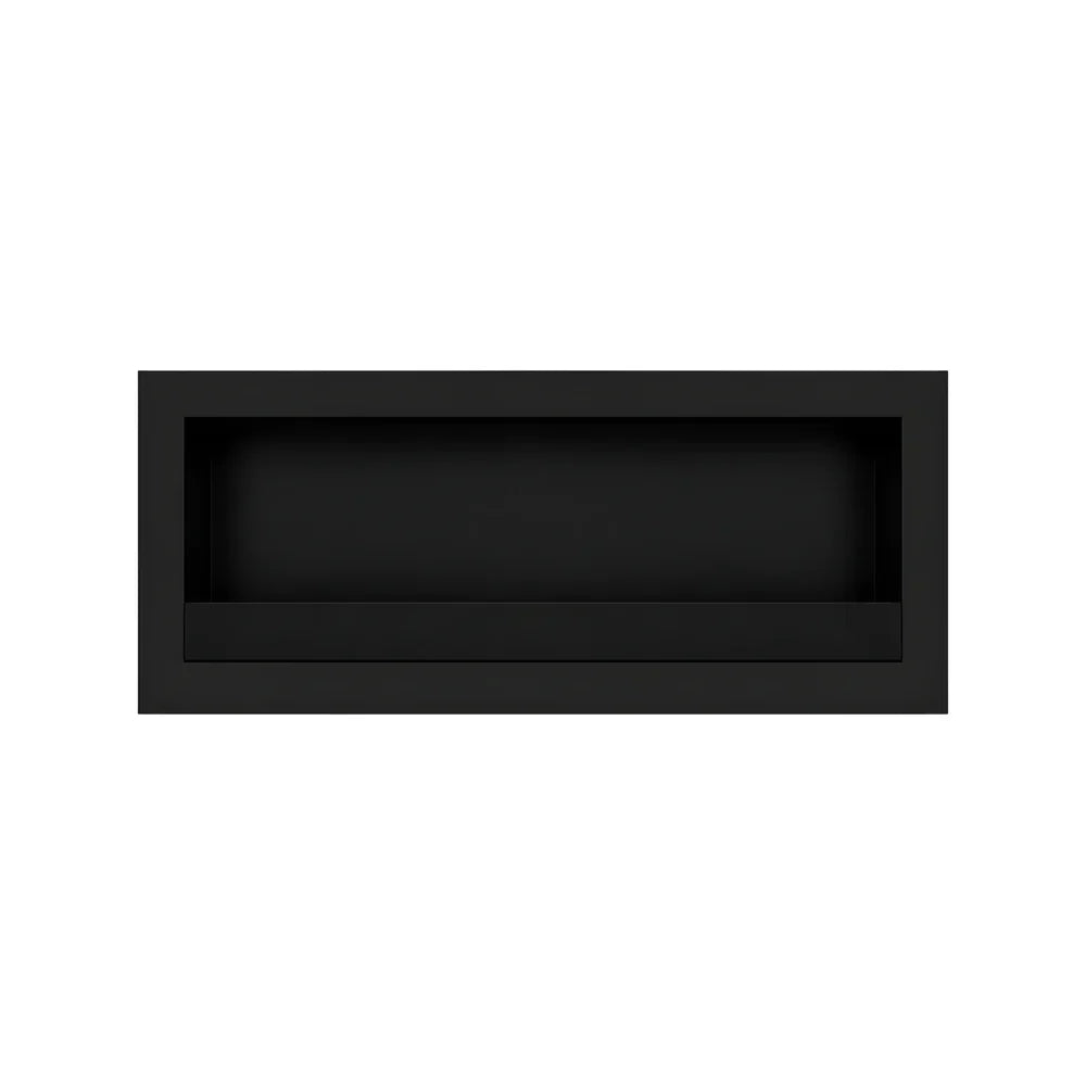 Selected Box Wall Mounting Fireplace Black 100 cm