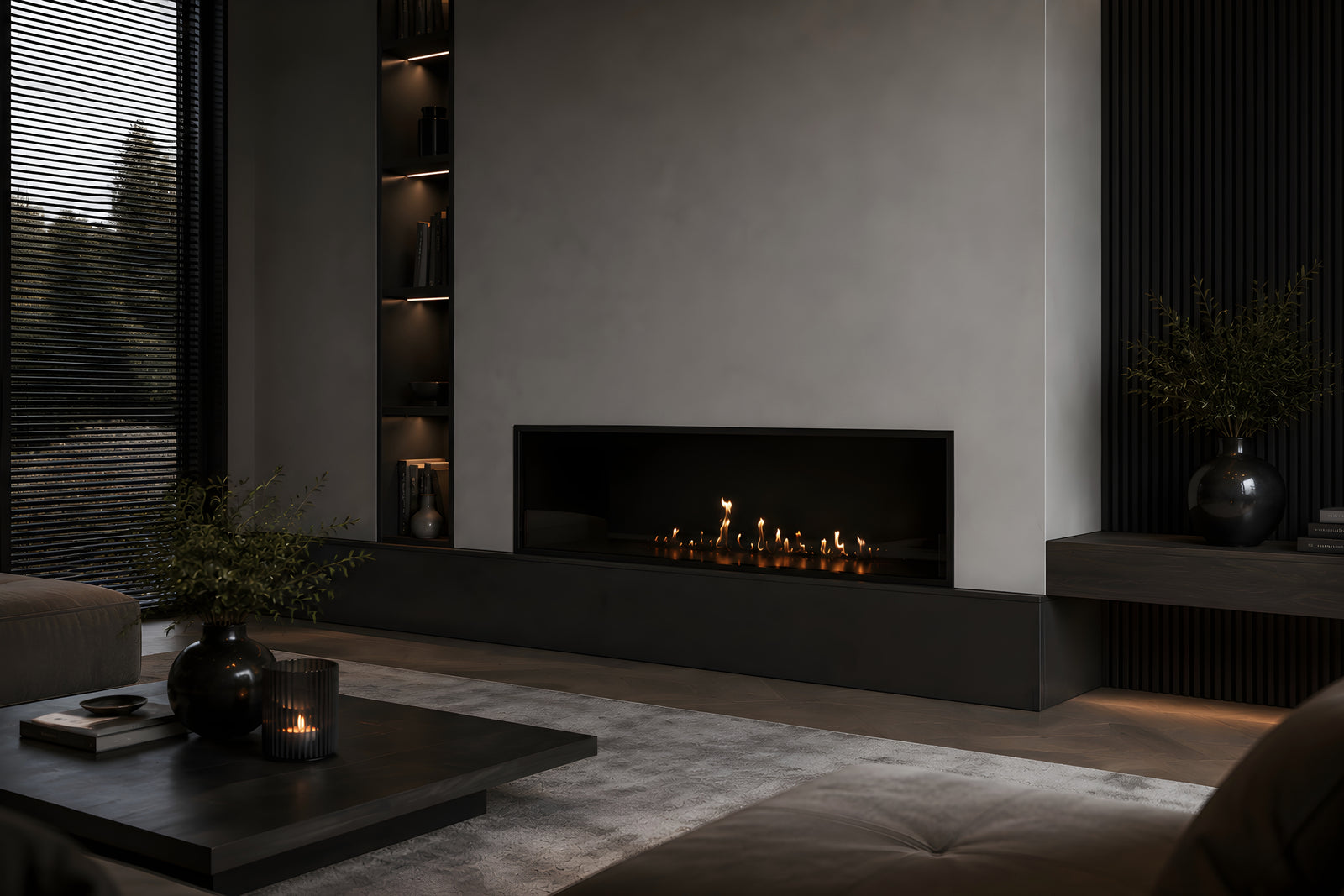 Selected Built-in Fireplace 110 cm
