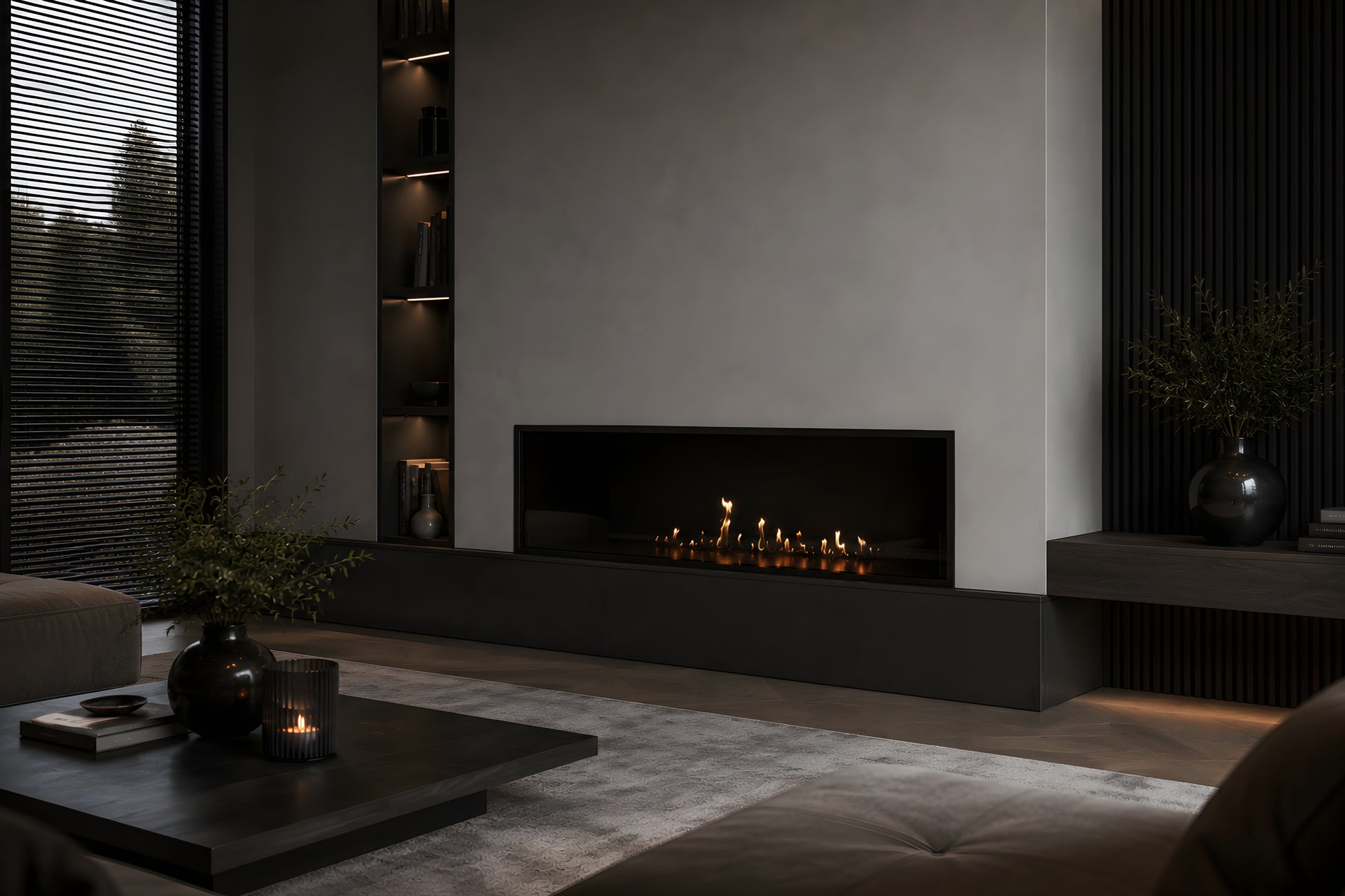 Selected Built-in Fireplace 110 cm