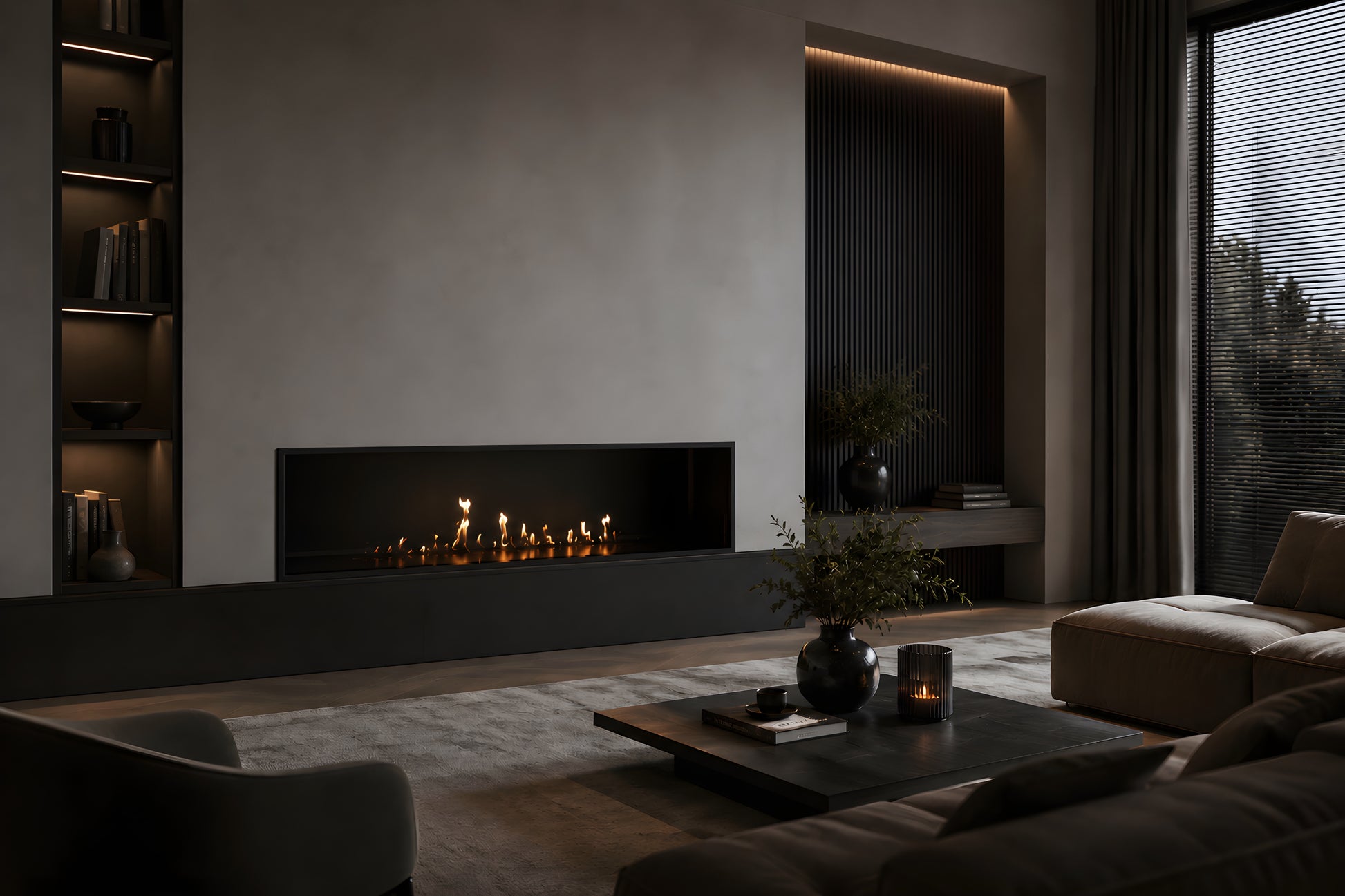 Selected Built-in Fireplace 110 cm