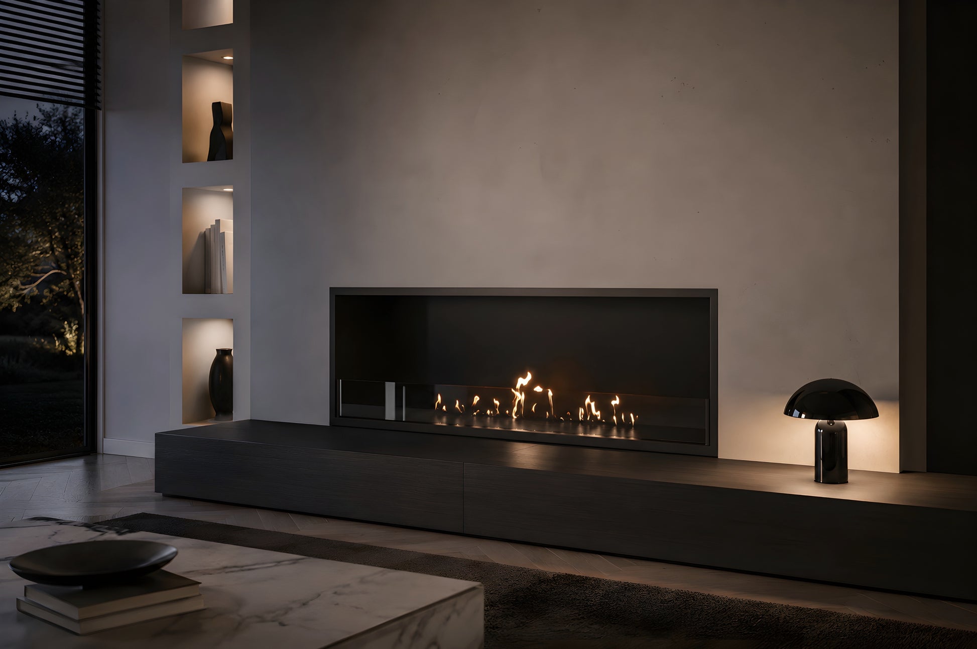 Selected Built-in Fireplace 120 cm