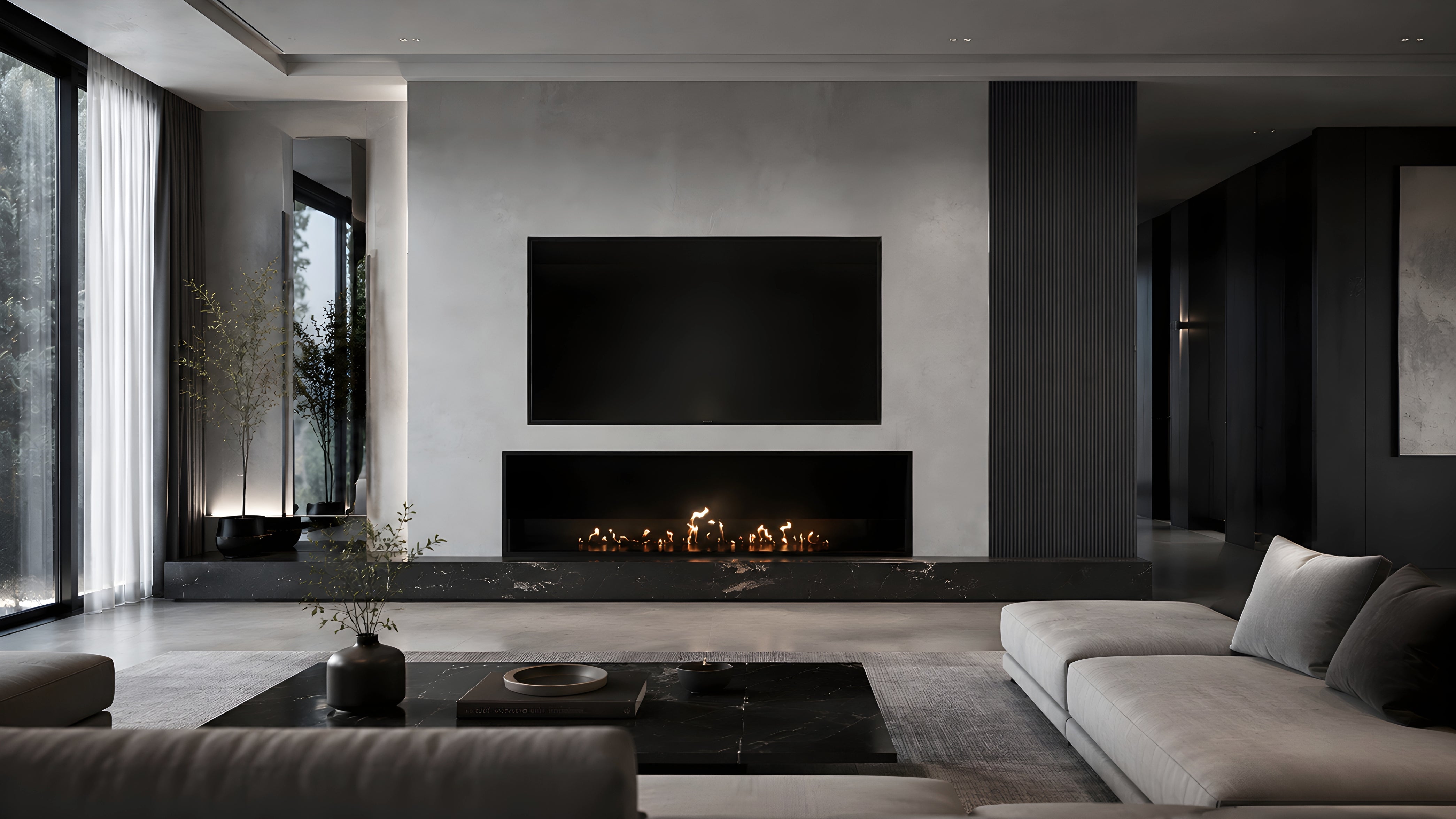 Image of Selected Built-in Fireplace 140 cm