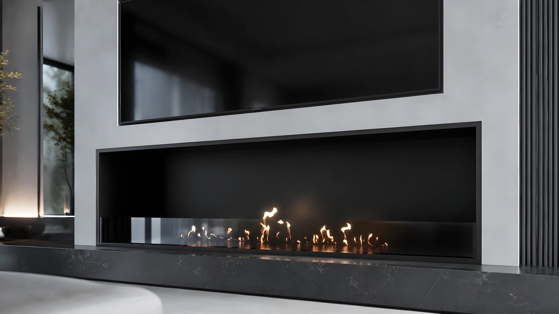 Selected Built-in Fireplace 140 cm