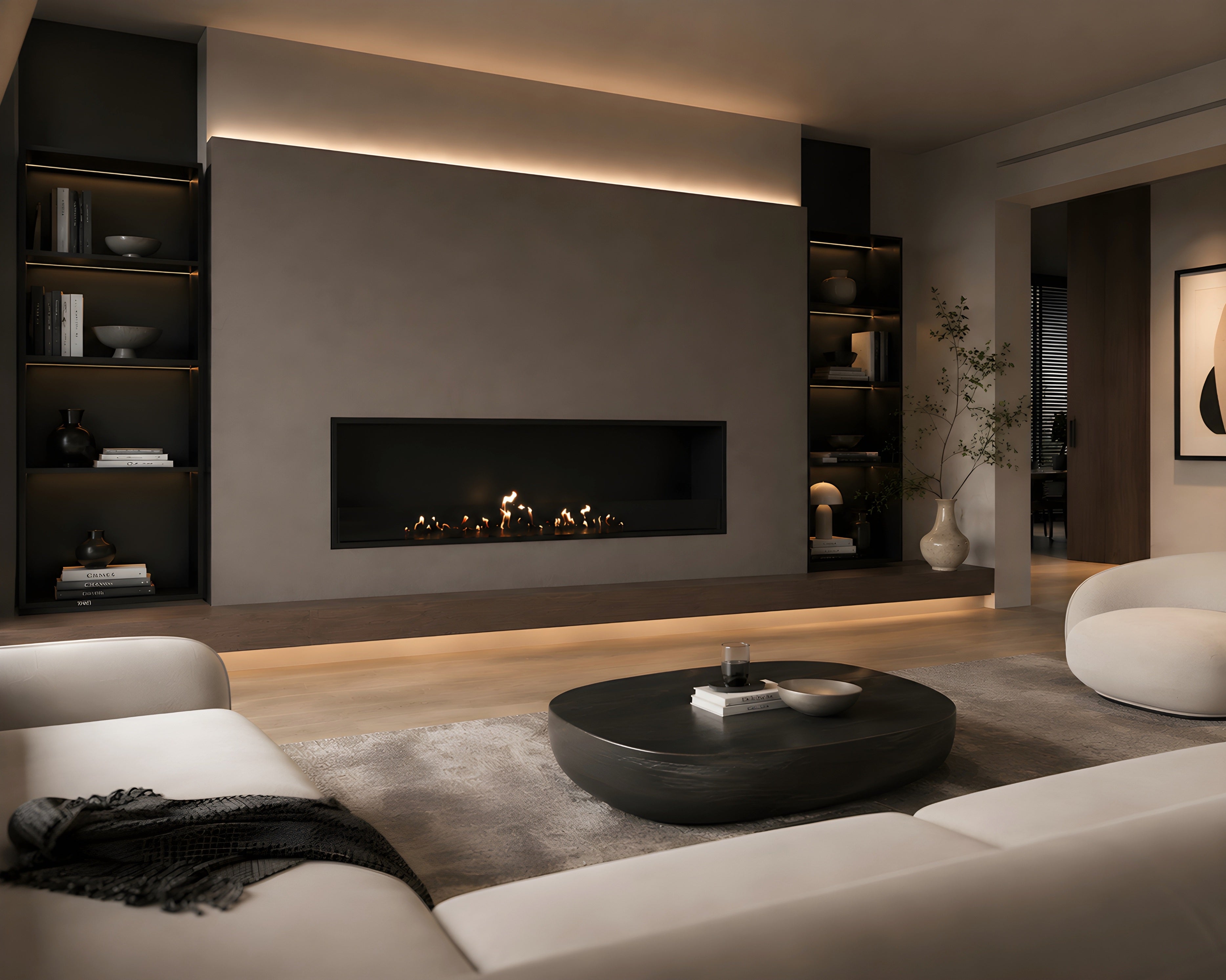 Image of Selected Built-in Fireplace 160 cm
