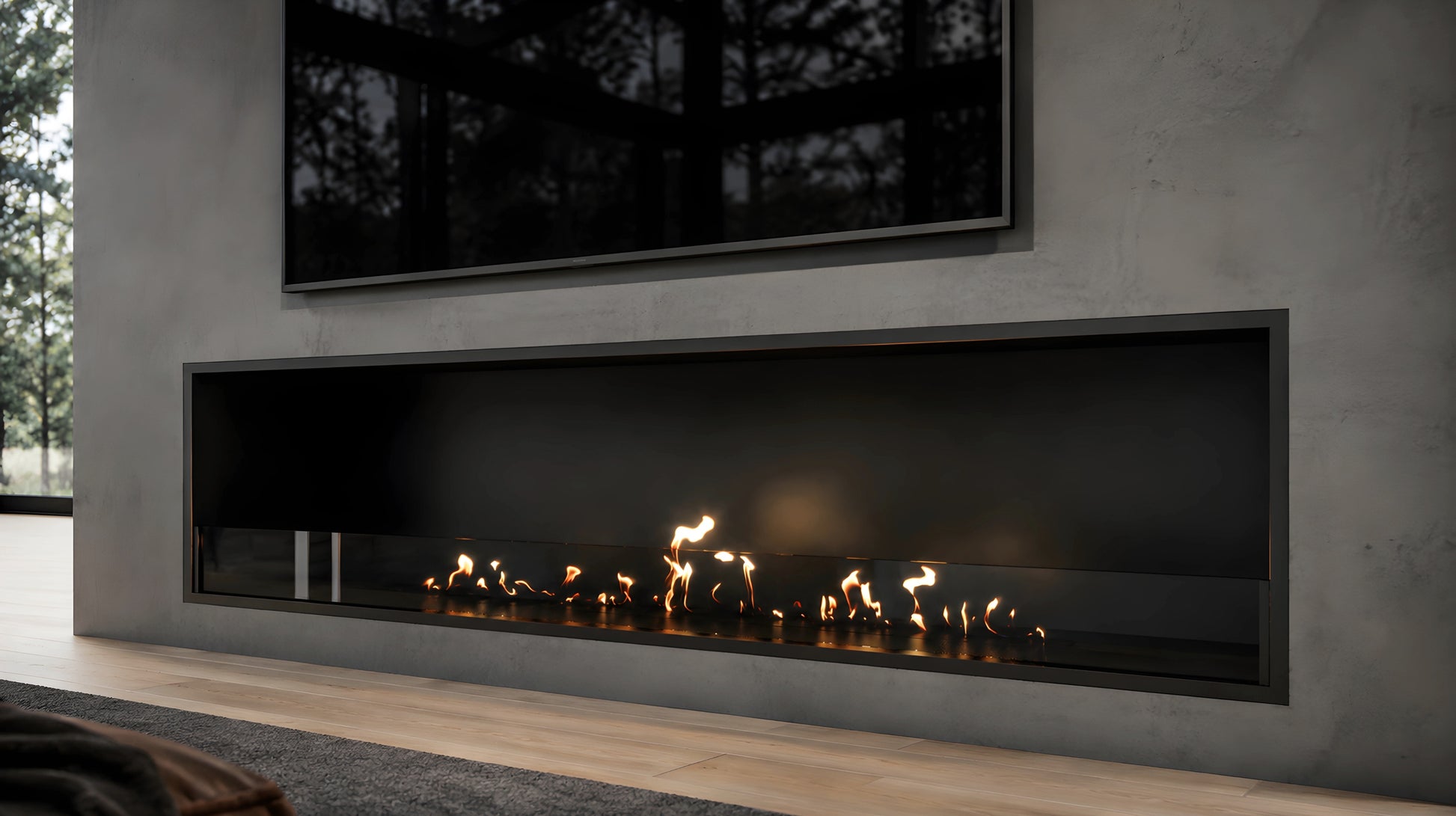 Selected Built-in Fireplace 170 cm
