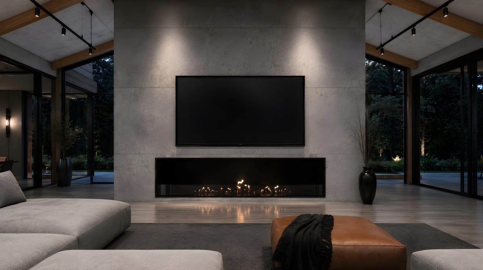 Selected Built-in Fireplace 170 cm