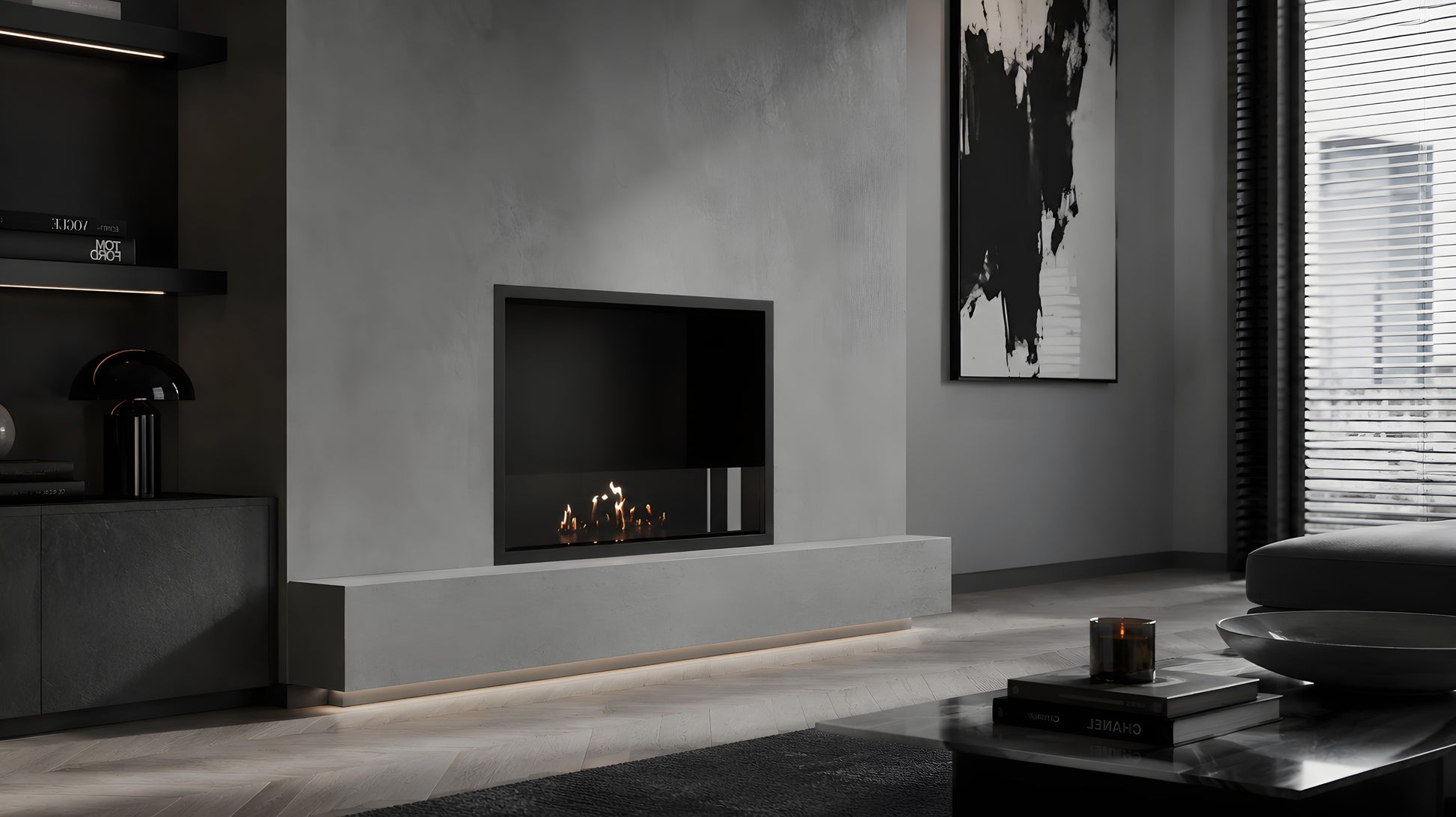 Selected Built-in Fireplace 60 cm