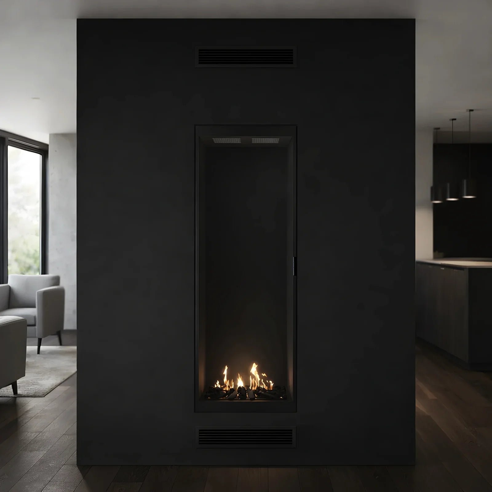 Image of Selected Vertical Single-Sided Full Glass 70 x 140 cm