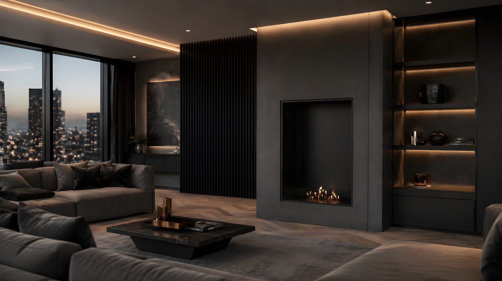 Selected Vertical Fireplace 80 x 100 cm