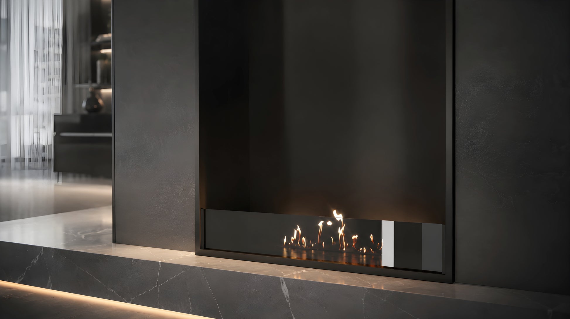Selected Vertical Fireplace 80 x 120 cm