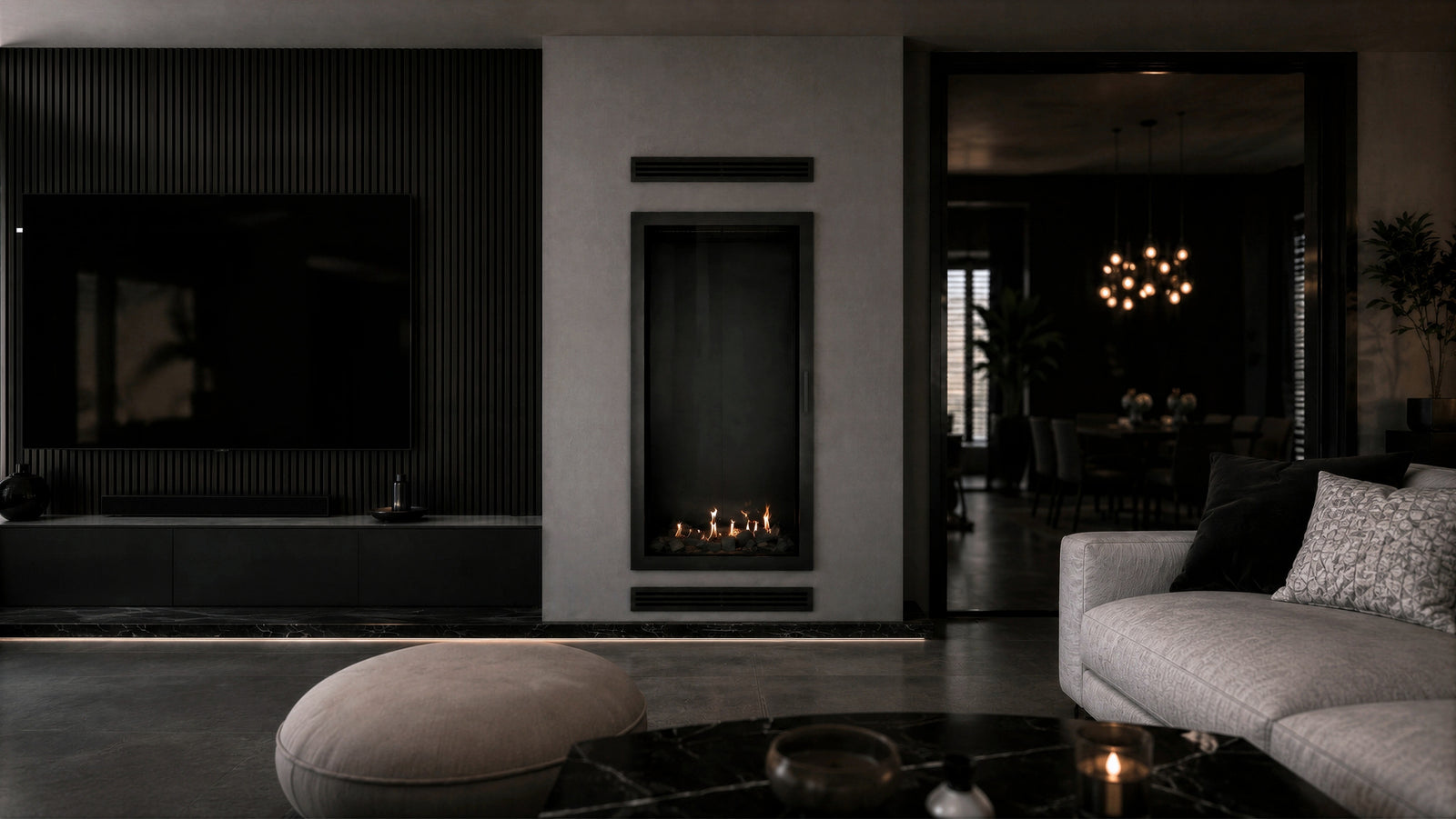 Selected Vertical Single-Sided Full Glass 60 x 120 cm