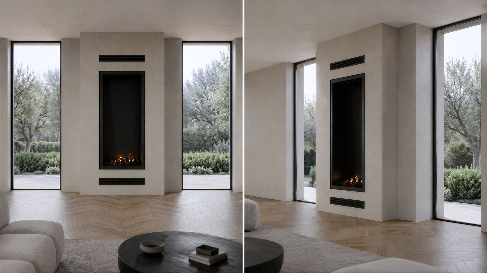 Selected Vertical Single-Sided Full Glass 60 x 140 cm