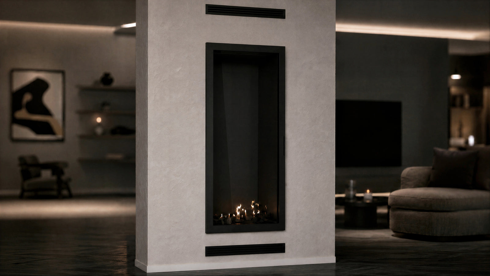 Selected Vertical Single-Sided Full Glass 60 x 180 cm
