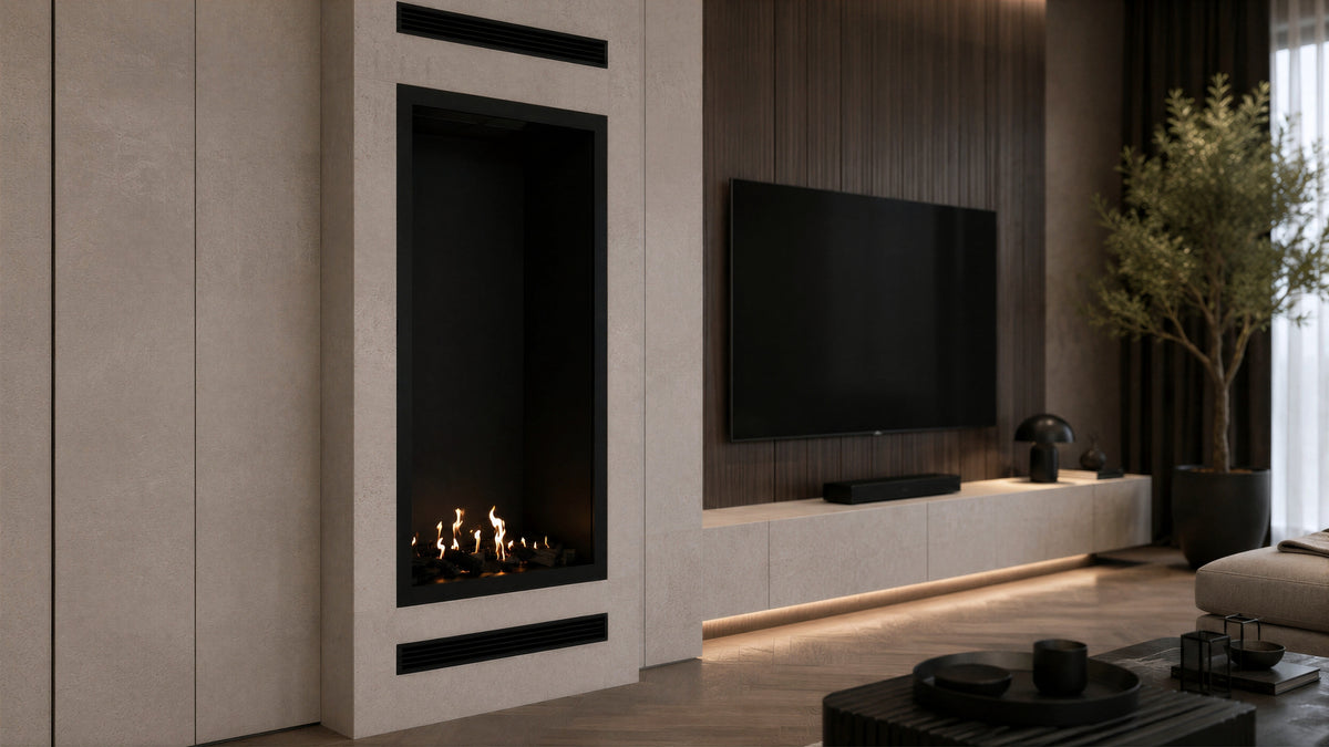 Selected Vertical Single-Sided Full Glass 60 x 200 cm