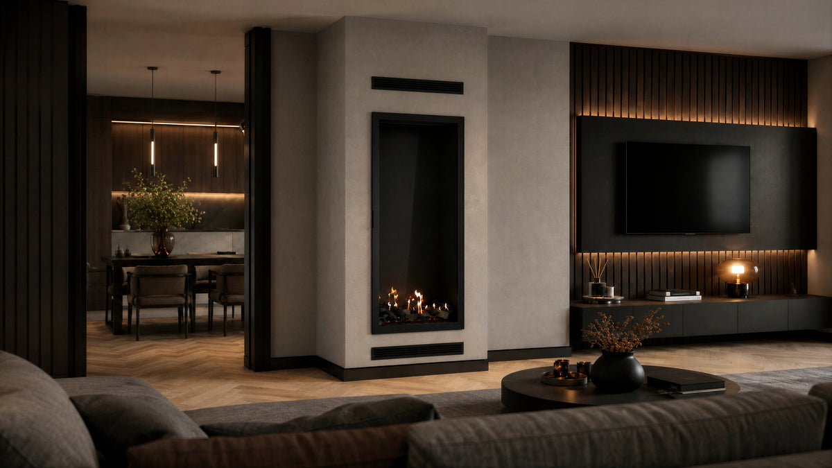 Selected Vertical Single-Sided Full Glass 70 x 200 cm