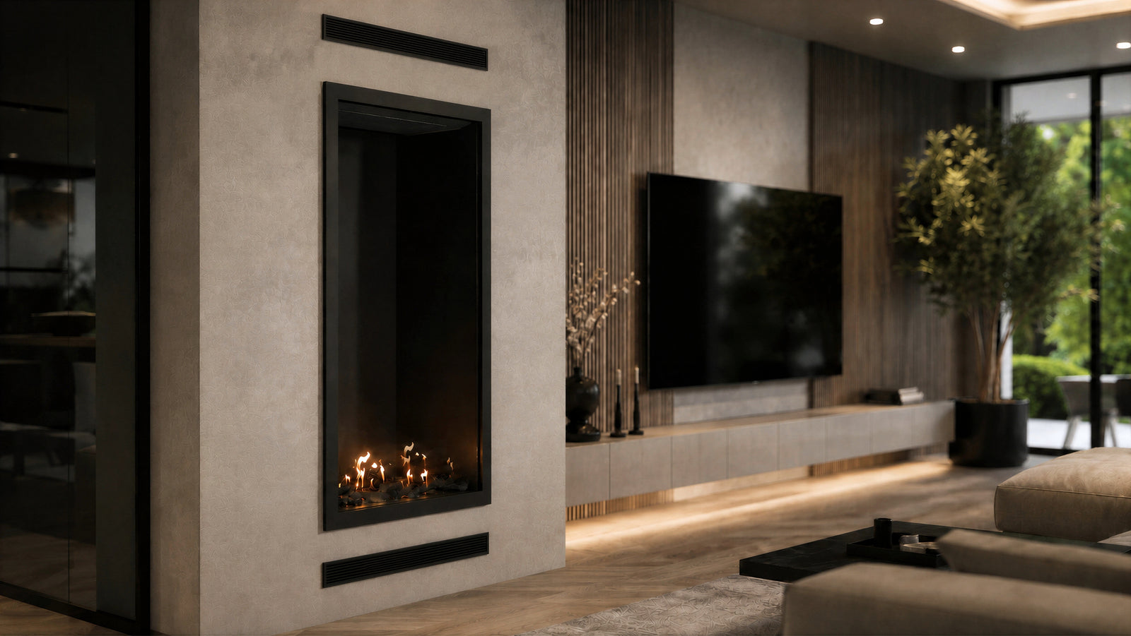 Selected Vertical Single-Sided Full Glass 80 x 100 cm