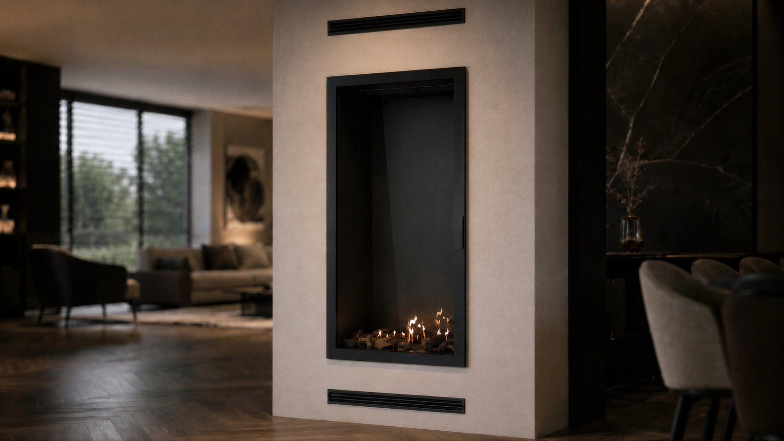 Selected Vertical Single-Sided Full Glass 80 x 120 cm