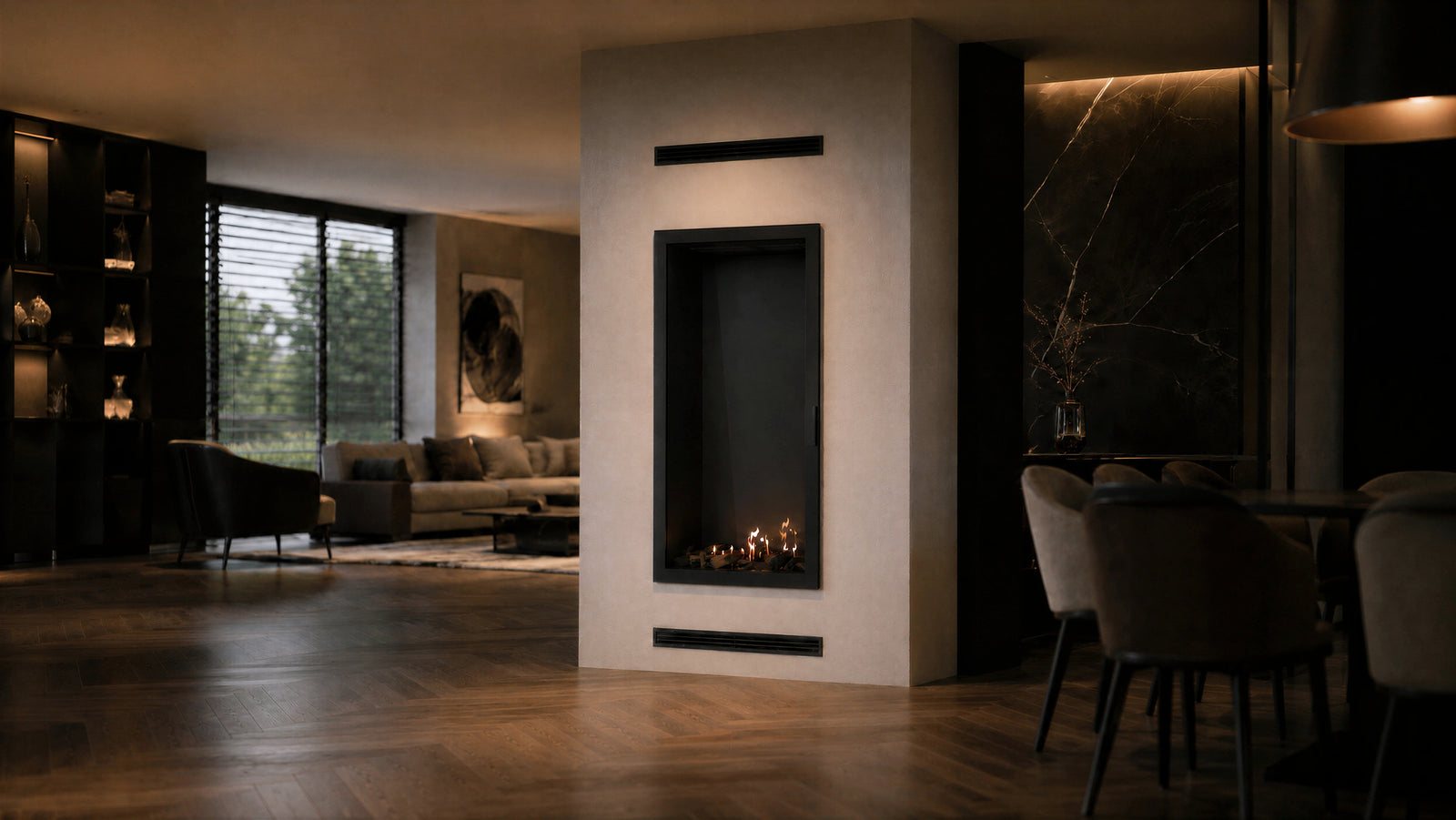 Selected Vertical Single-Sided Full Glass 80 x 120 cm
