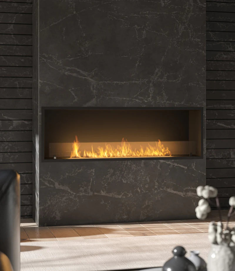 Slim Inside Bio Ethanol Built-in Fireplace 150 cm