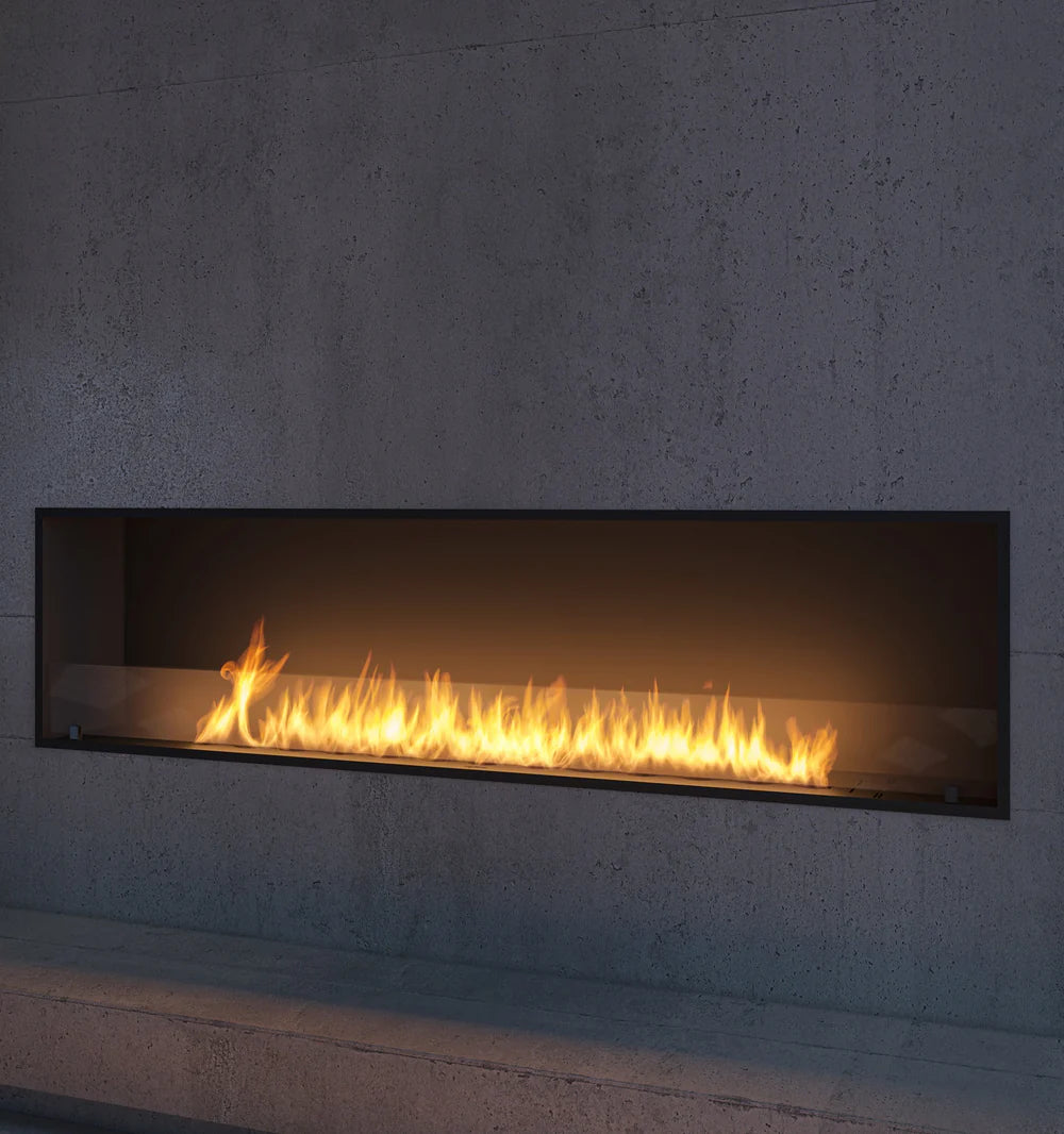 Slim Inside Bio Ethanol Built-in Fireplace 200 cm