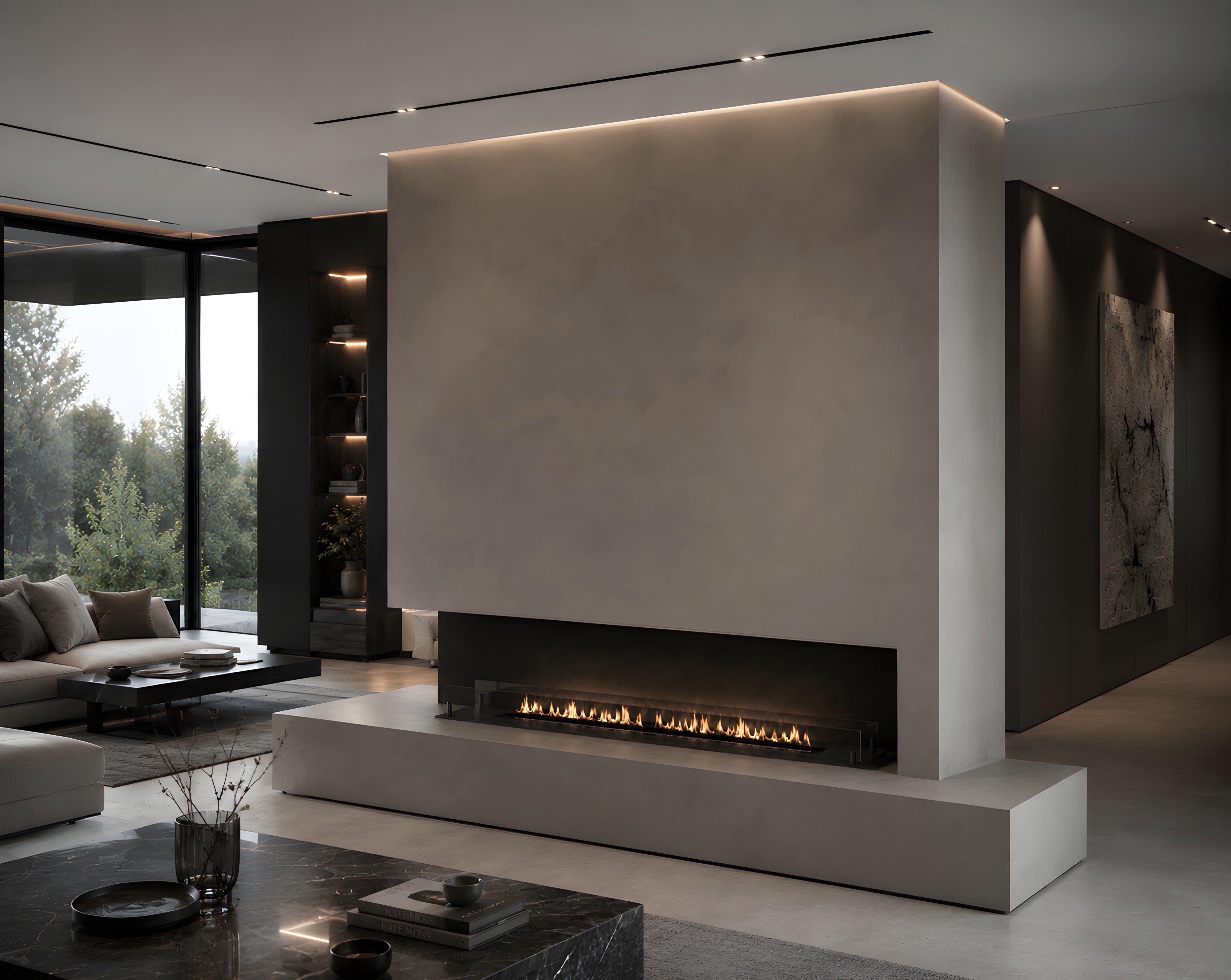 Image of Solo Insert Fireplace With Glass 70 cm