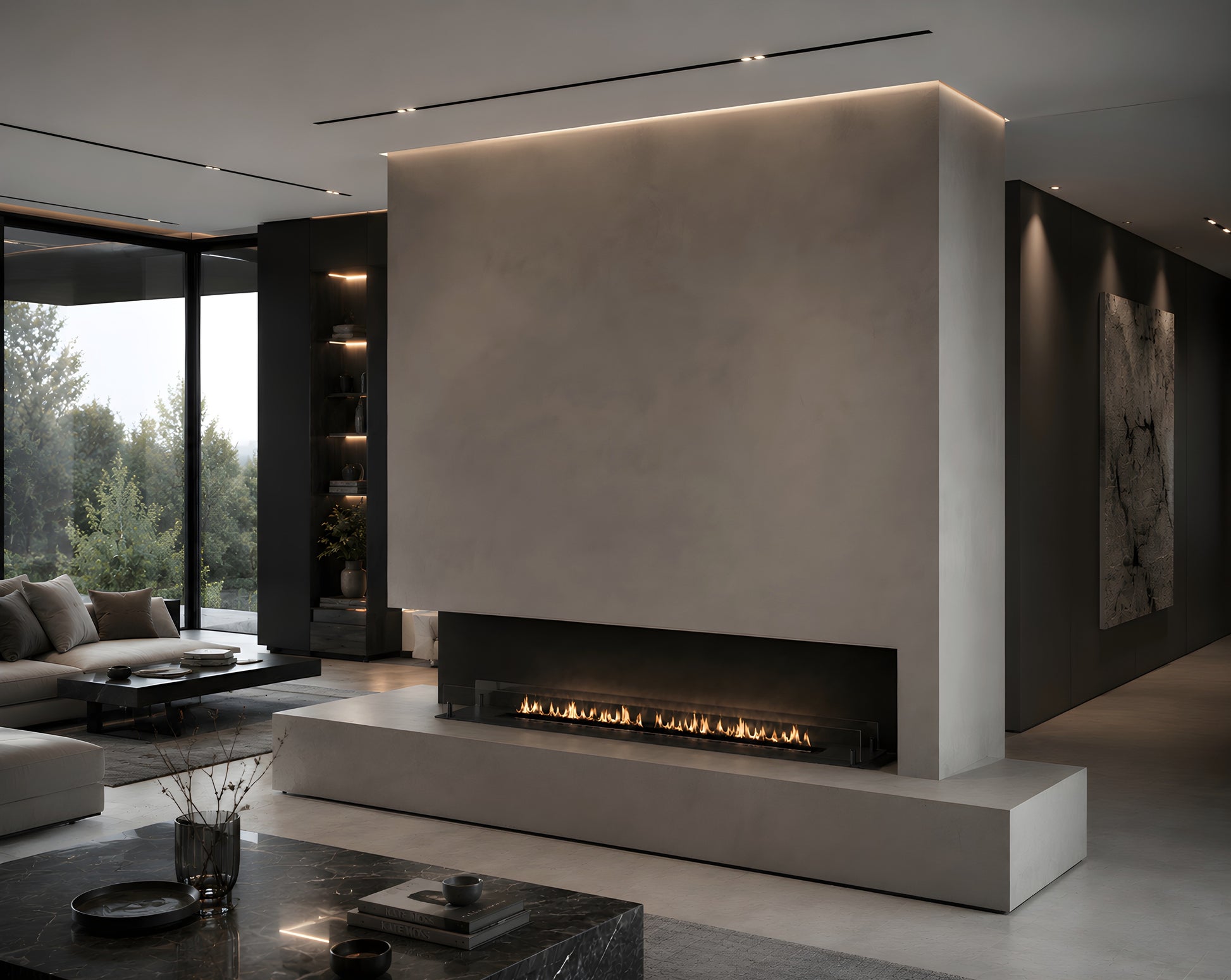 Solo Insert Fireplace With Glass 70 cm