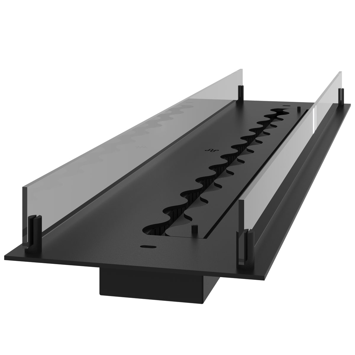 Solo Insert Fireplace With Glass 140 cm