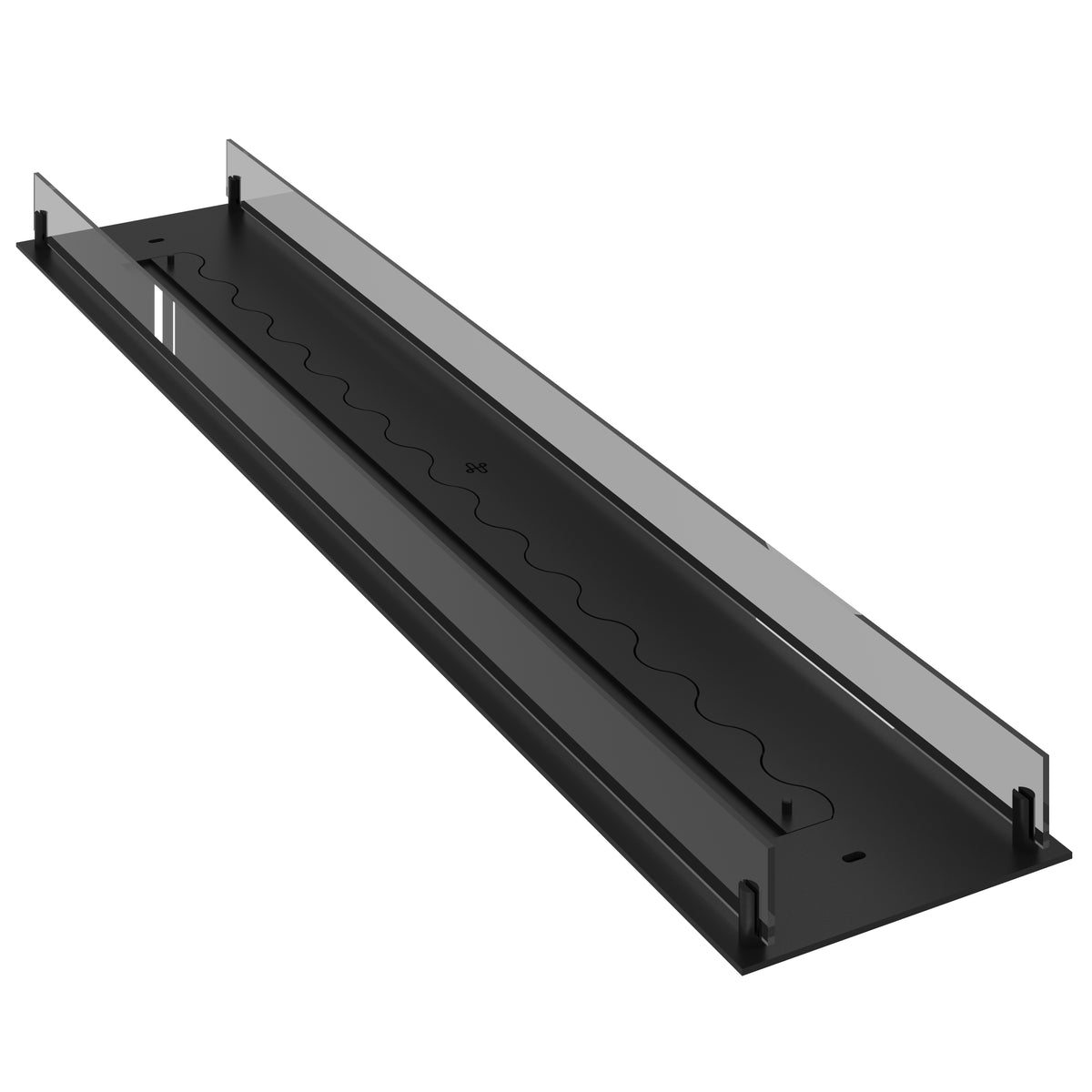 Solo Insert Fireplace With Glass 160 cm