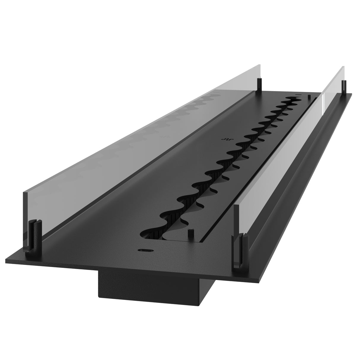 Solo Insert Fireplace With Glass 180 cm