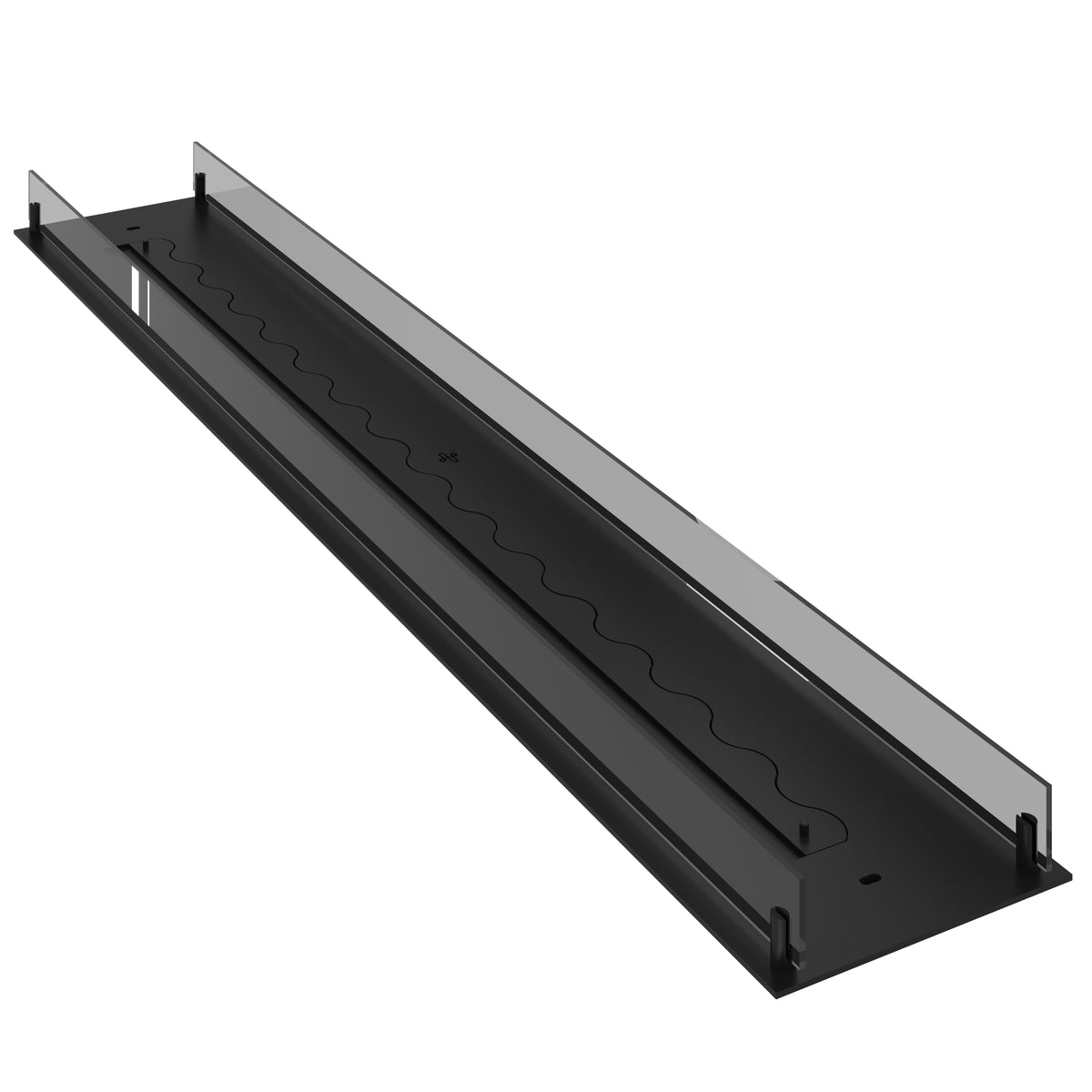 Solo Insert Fireplace With Glass 180 cm
