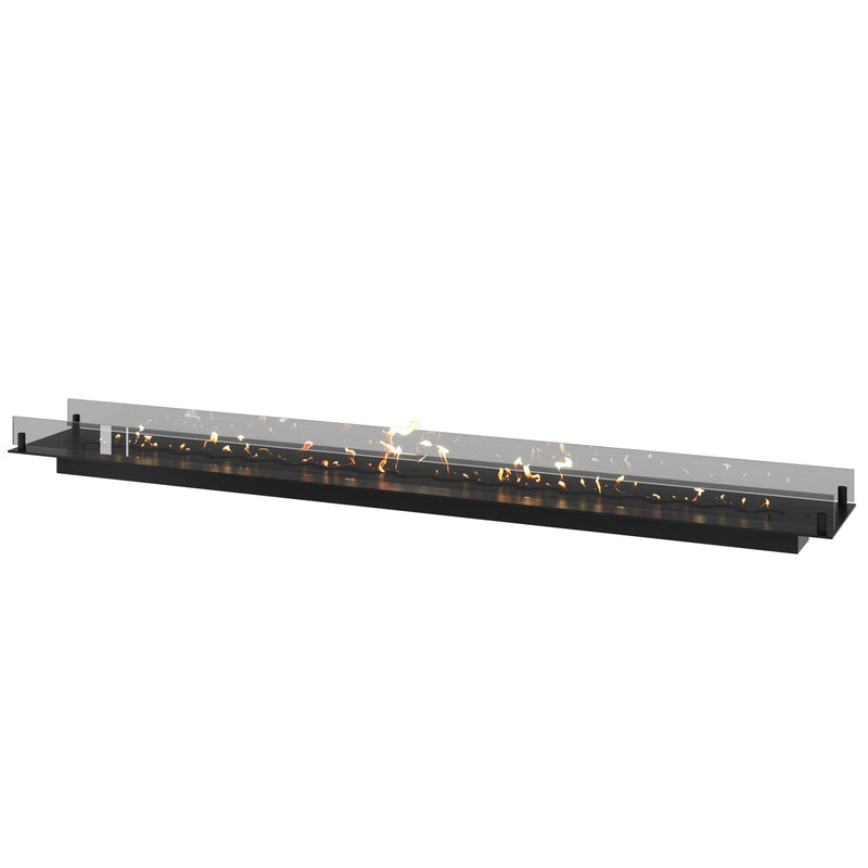 Solo Insert Fireplace With Glass 200 cm
