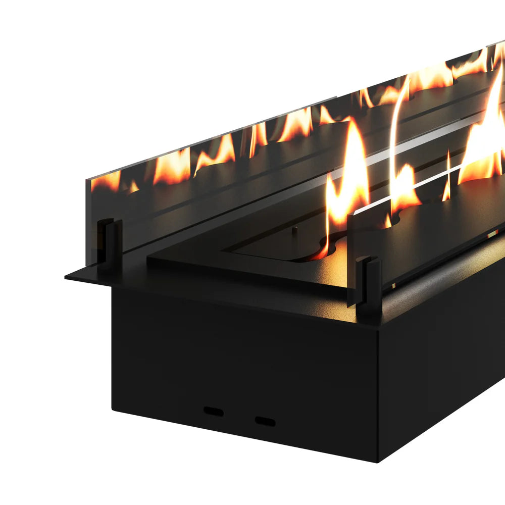 Solo Insert Fireplace With Glass 100 cm