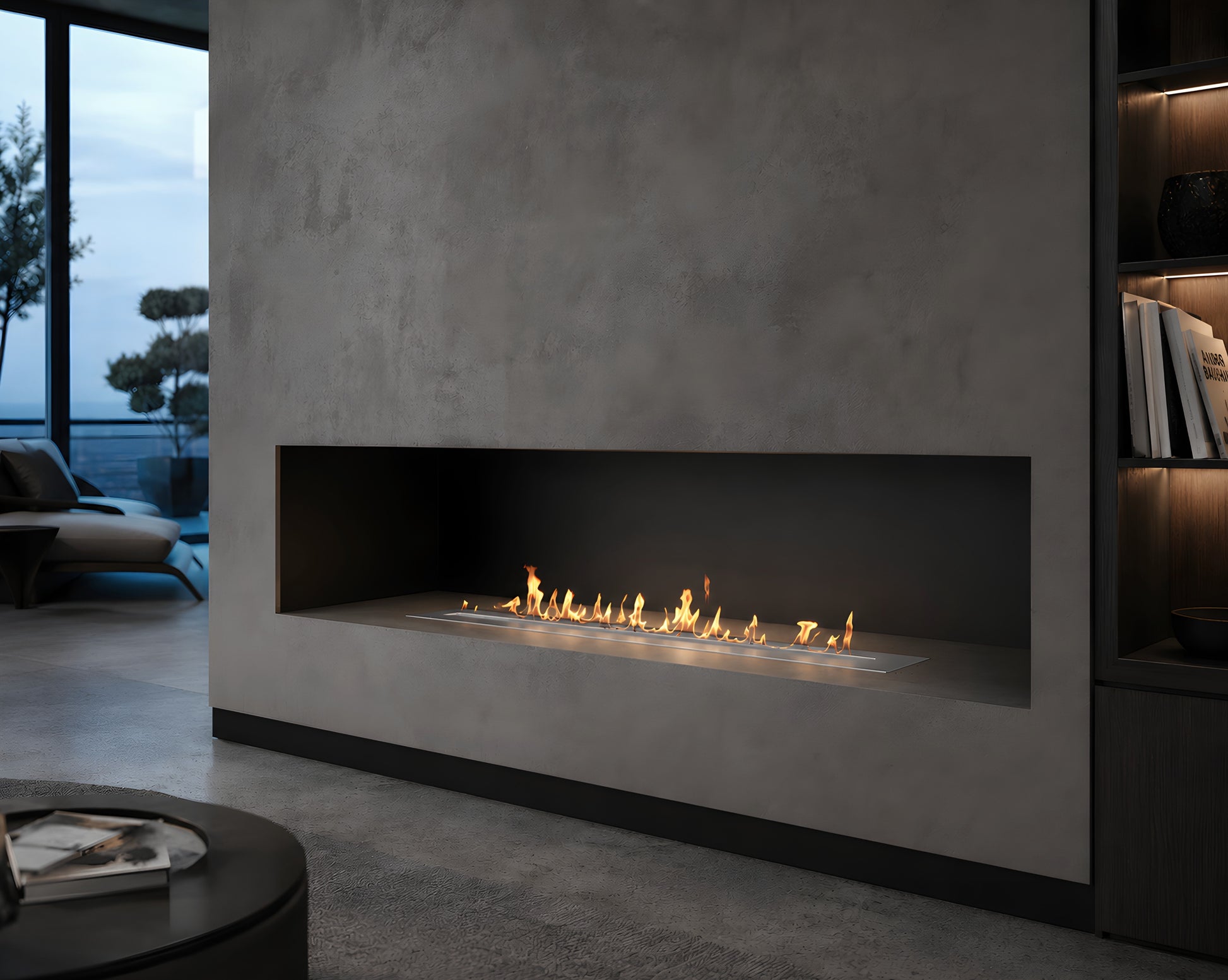 Solo Line Stainless Steel Built-in Burner 90 cm