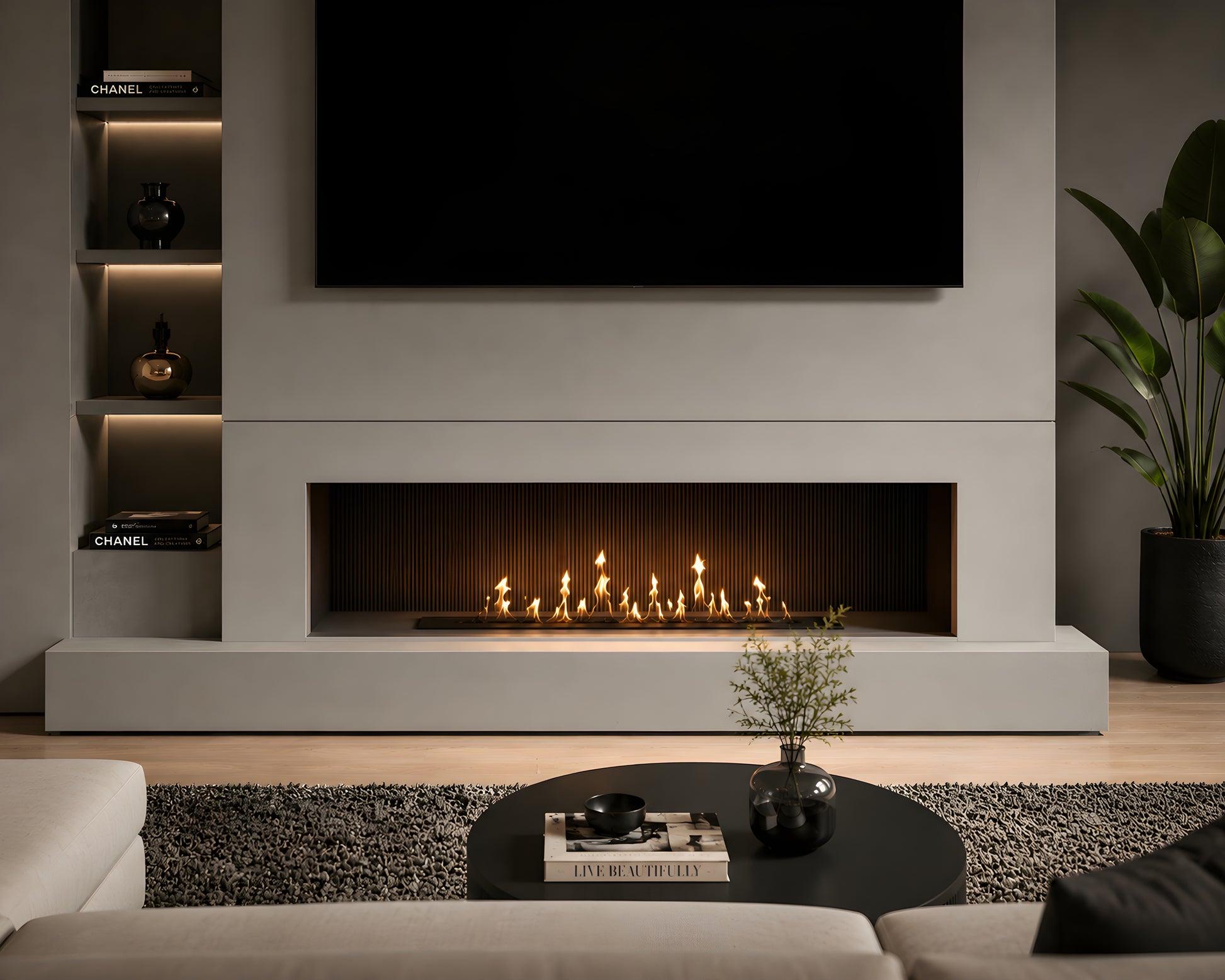 Solo Wave Stainless Steel Built-in Burner 100 cm