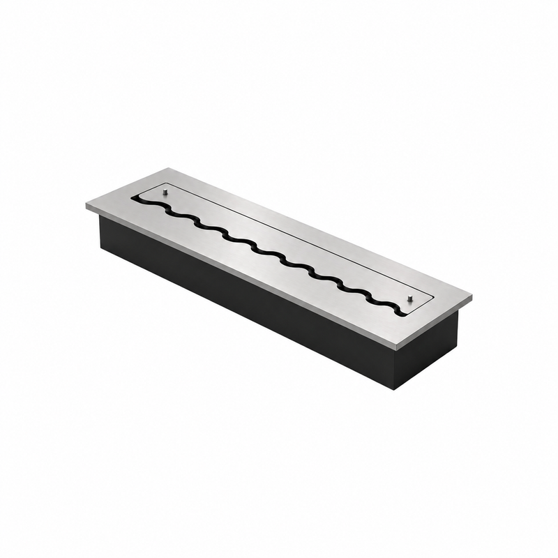 Solo Wave Stainless Steel Built-in Burner 90 cm