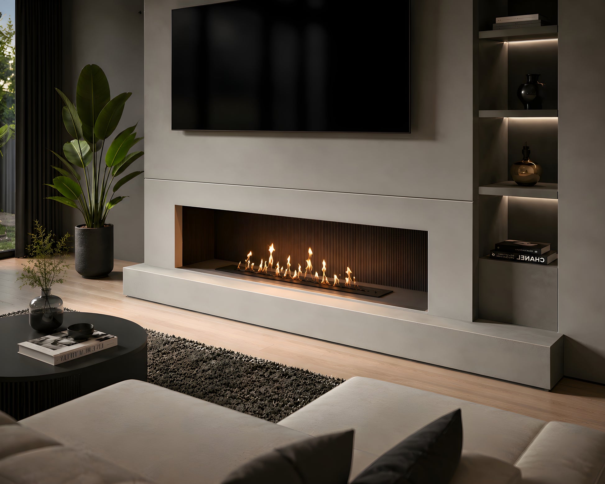 Solo Wave Stainless Steel Built-in Burner 100 cm